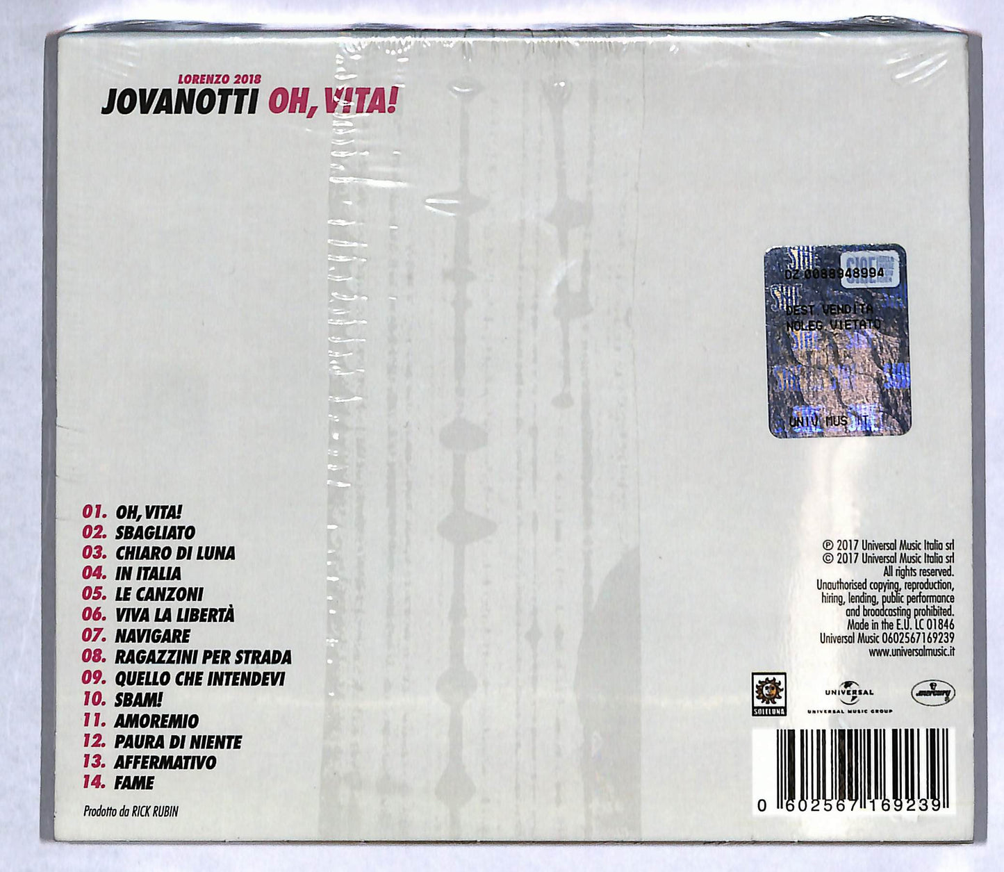 EBOND Jovanotti - Oh, Vita! CD CD043501