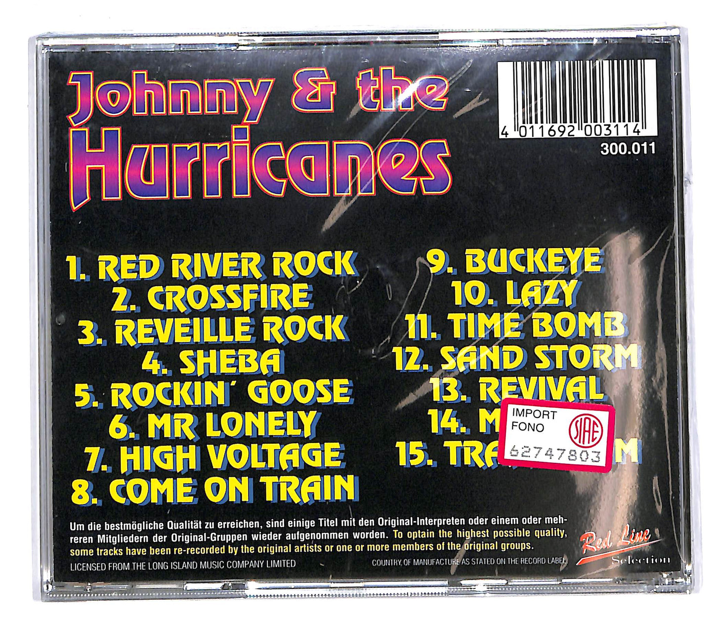 EBOND Johnny And The Hurricanes - Red River Rock CD CD044714