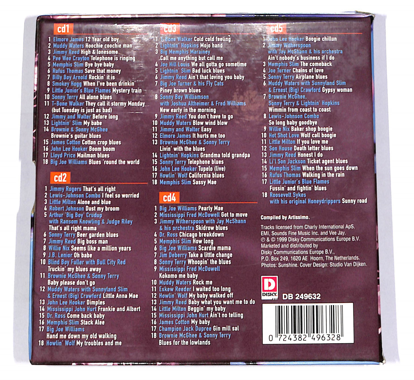 EBOND Various - The Blues Box (5 dischi) CD CD045916