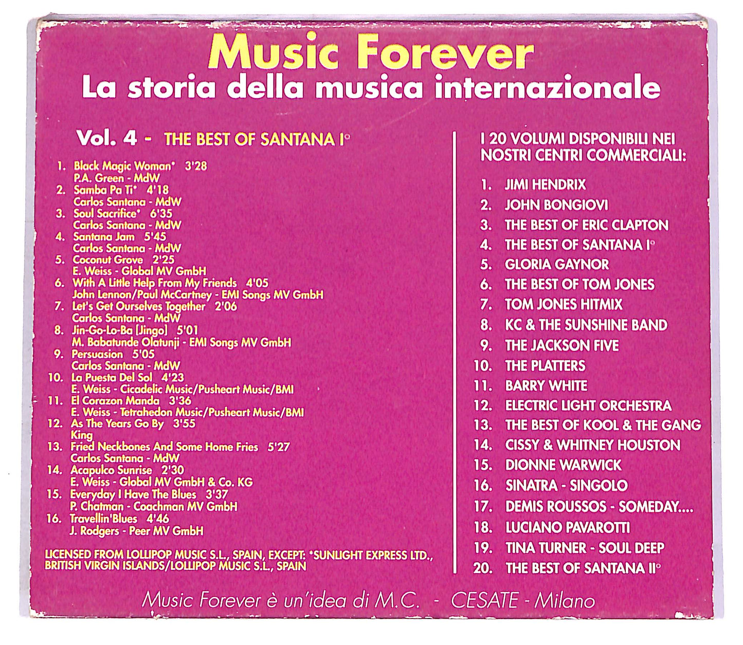 EBOND Santana - The Best Of Santana CD CD046147