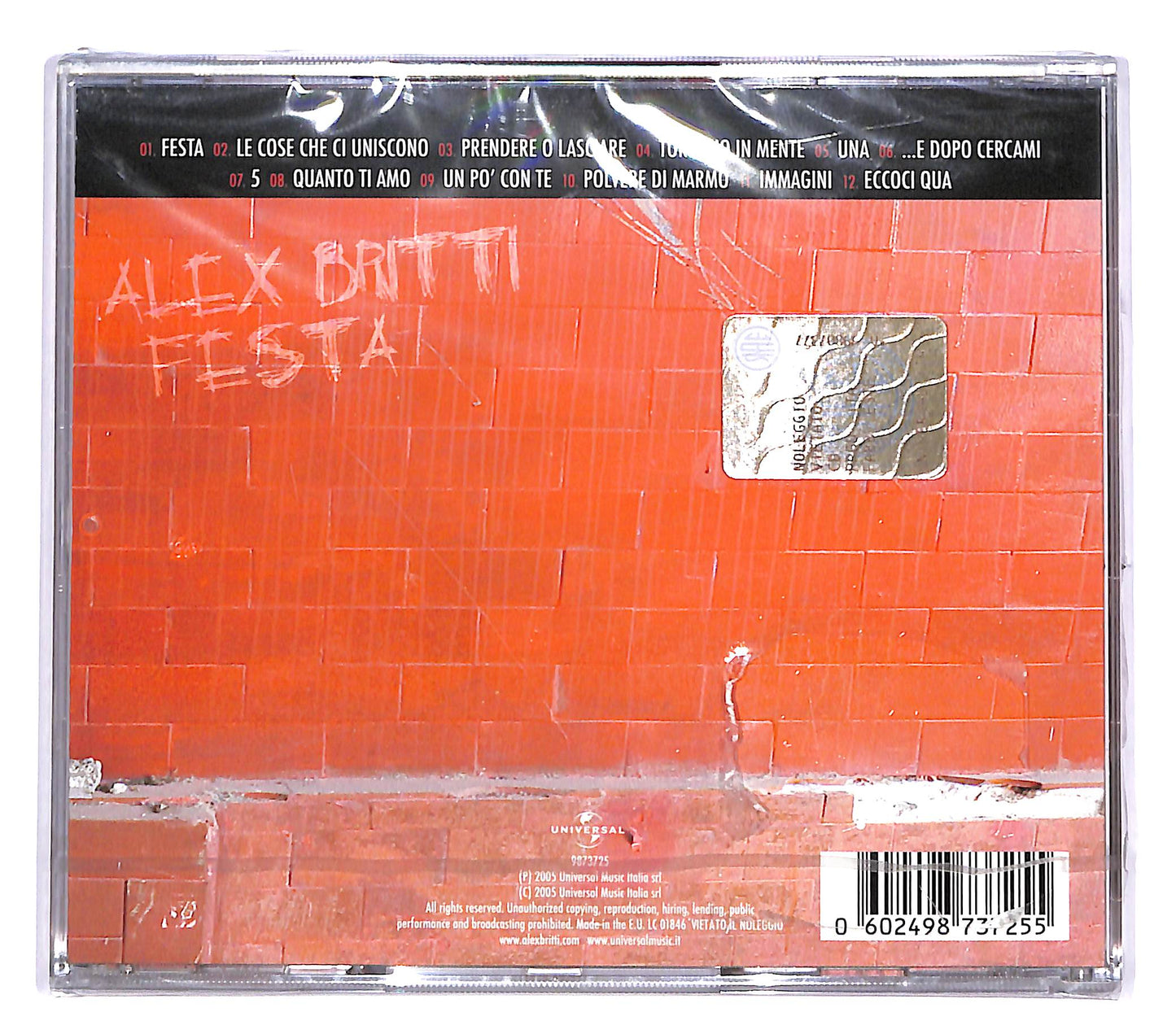 EBOND Alex Britti - Festa CD CD046203