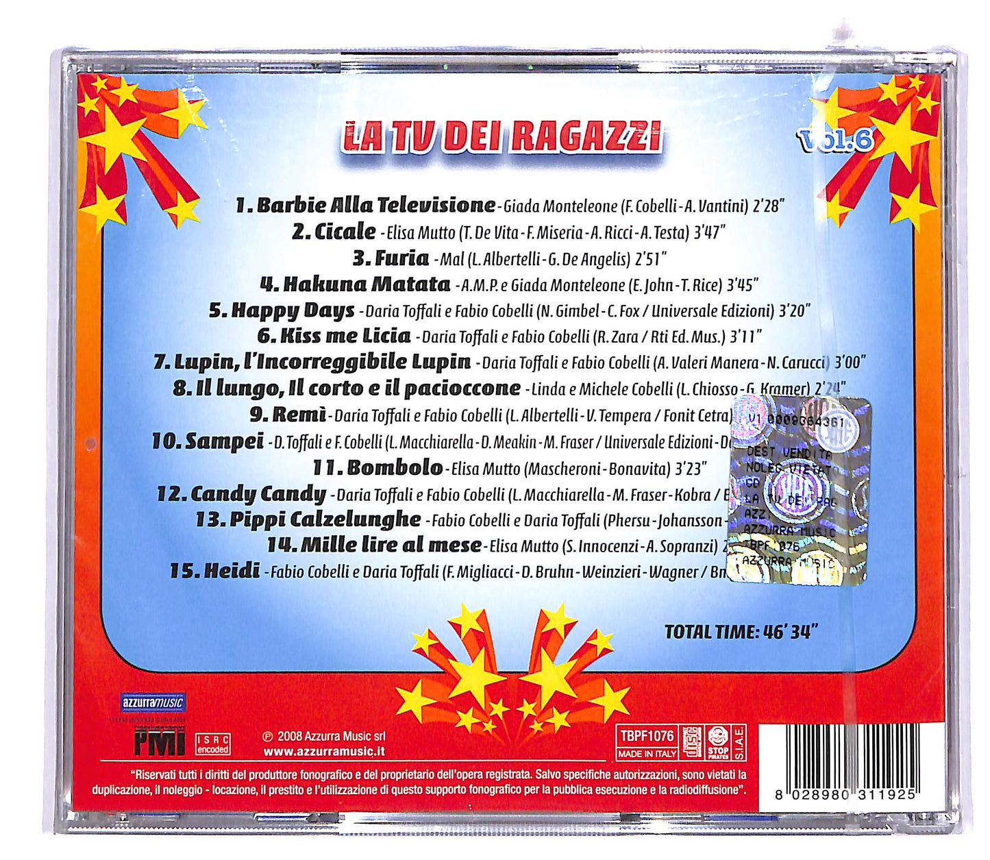 EBOND Various - La tv dei ragazzi vol.6 CD CD046208