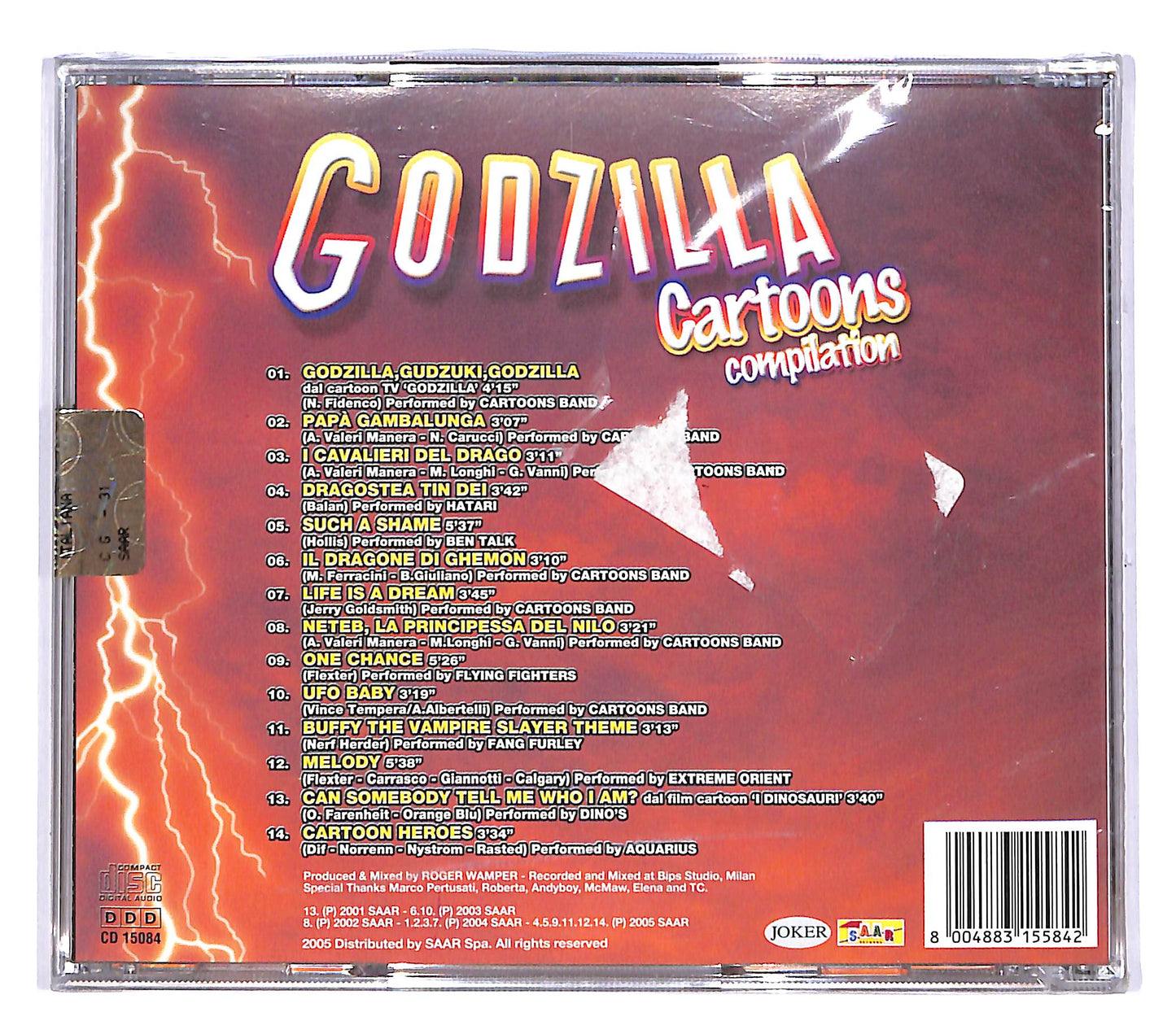 EBOND Godzilla Cartoons - compilation CD CD046211