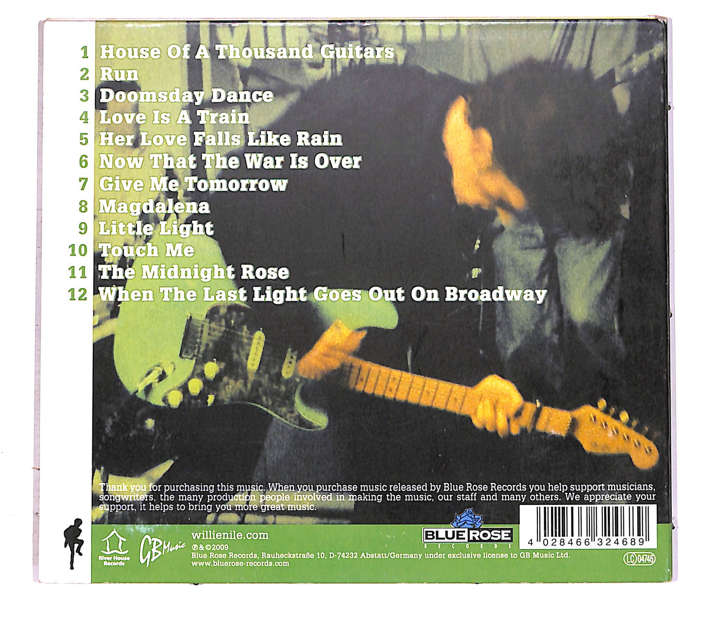 EBOND Willie Nile - House Of A Thousand Guitars CD CD046634