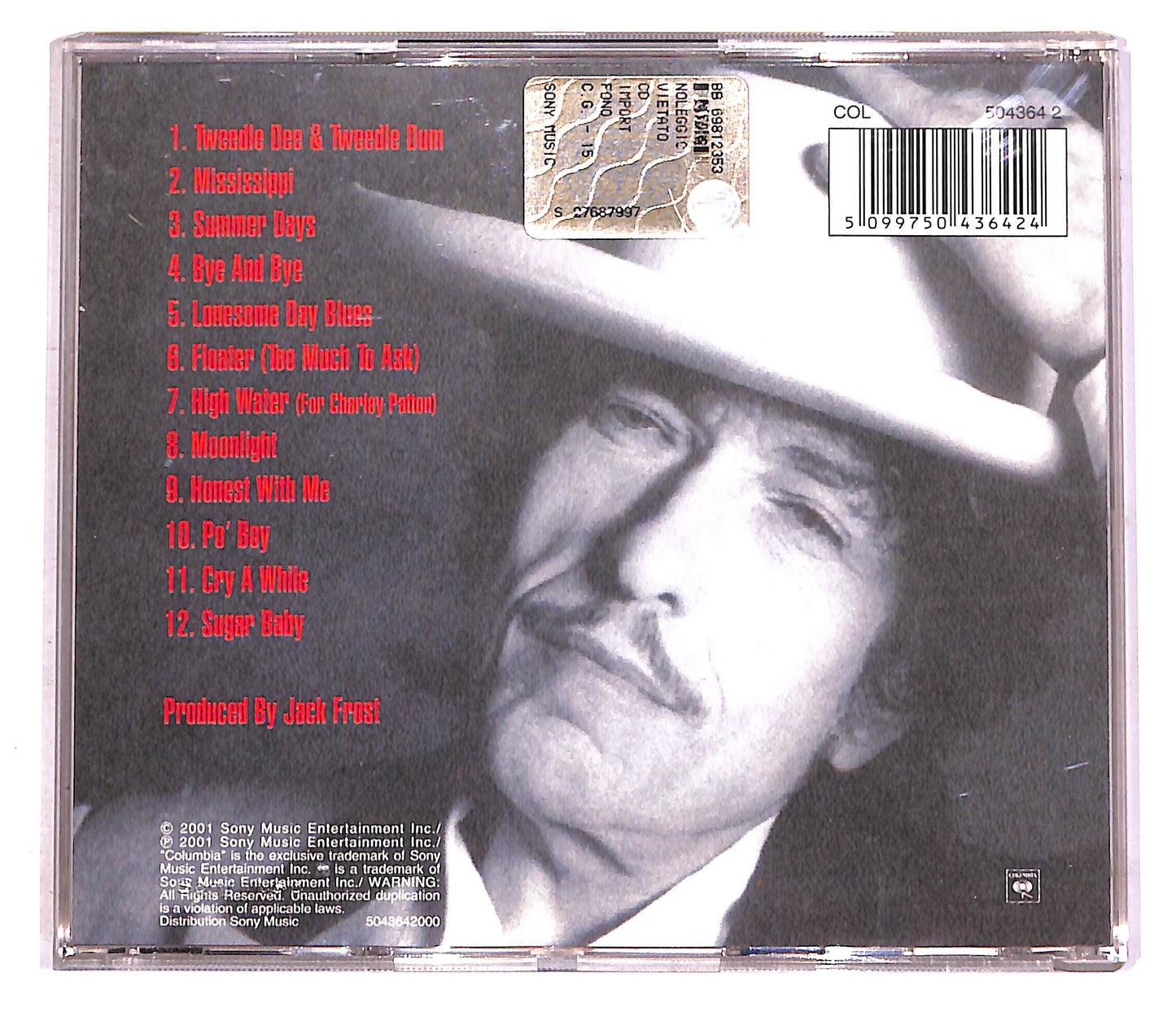 EBOND Bob Dylan - 'Love And Theft' CD CD046659