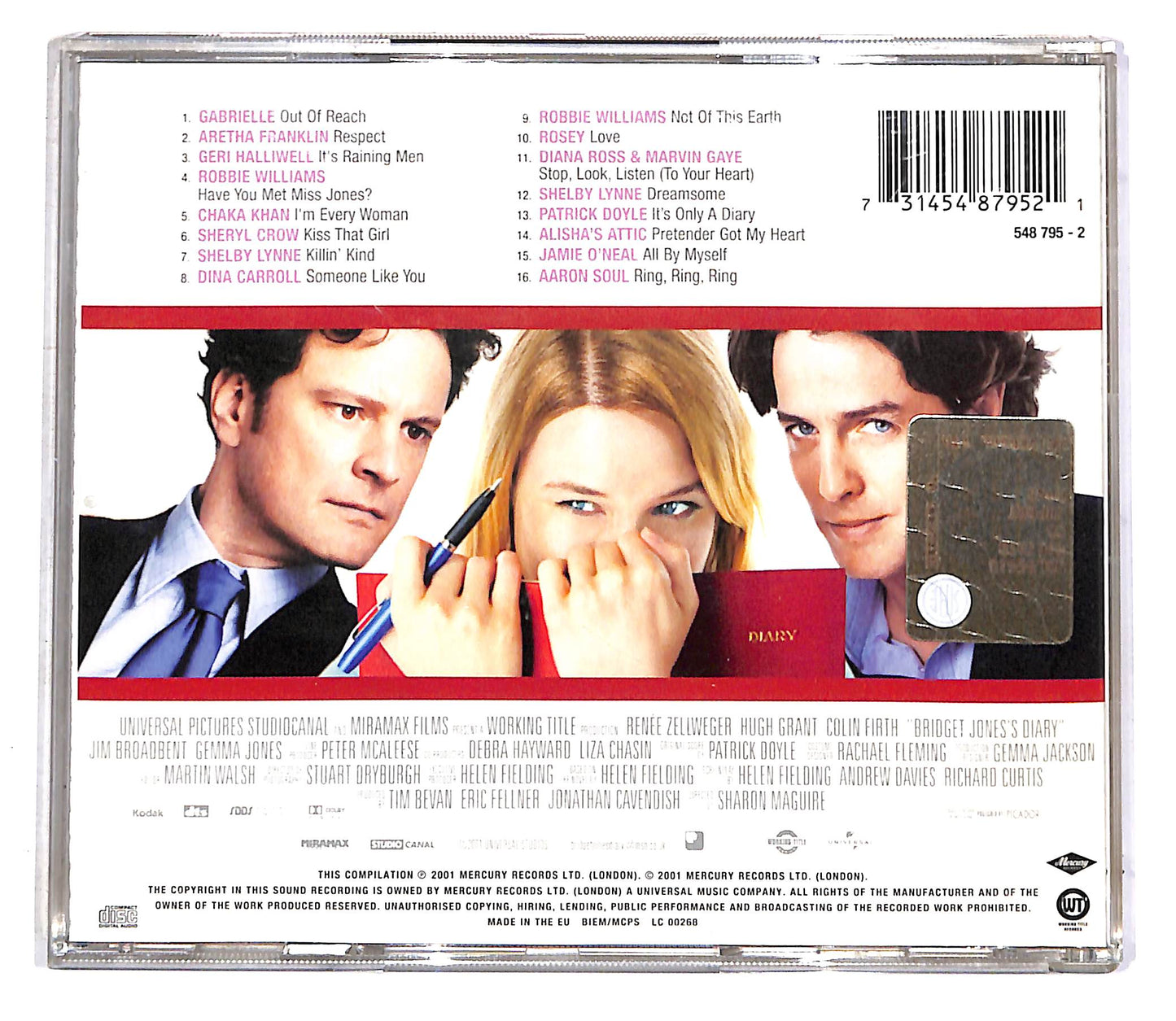 EBOND Bridget Jones's Diary (Music From The Motion Picture) CD CD046715