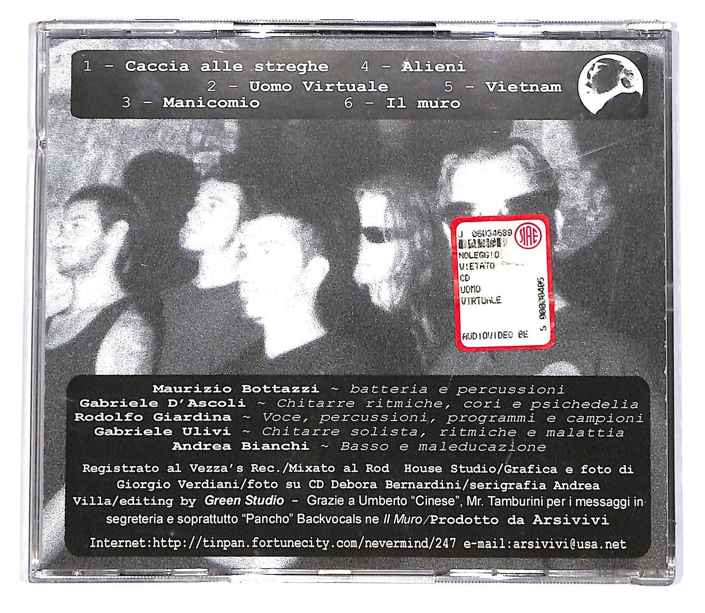 EBOND Arsivivi - Uomo Virtuale EDITORIALE CD CD046858