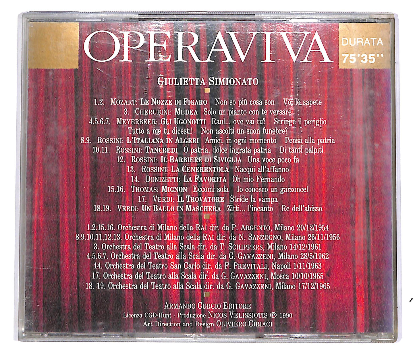 EBOND Giulietta Simionato - Arie Da Wolfgang Amadeus Mozart EDITORIA CD CD046862