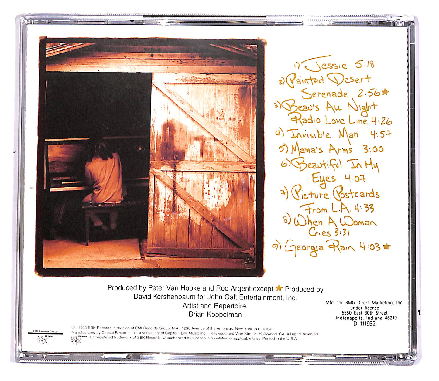 EBOND Joshua Kadison - Painted Desert Serenade EDITORIALE CD CD046864