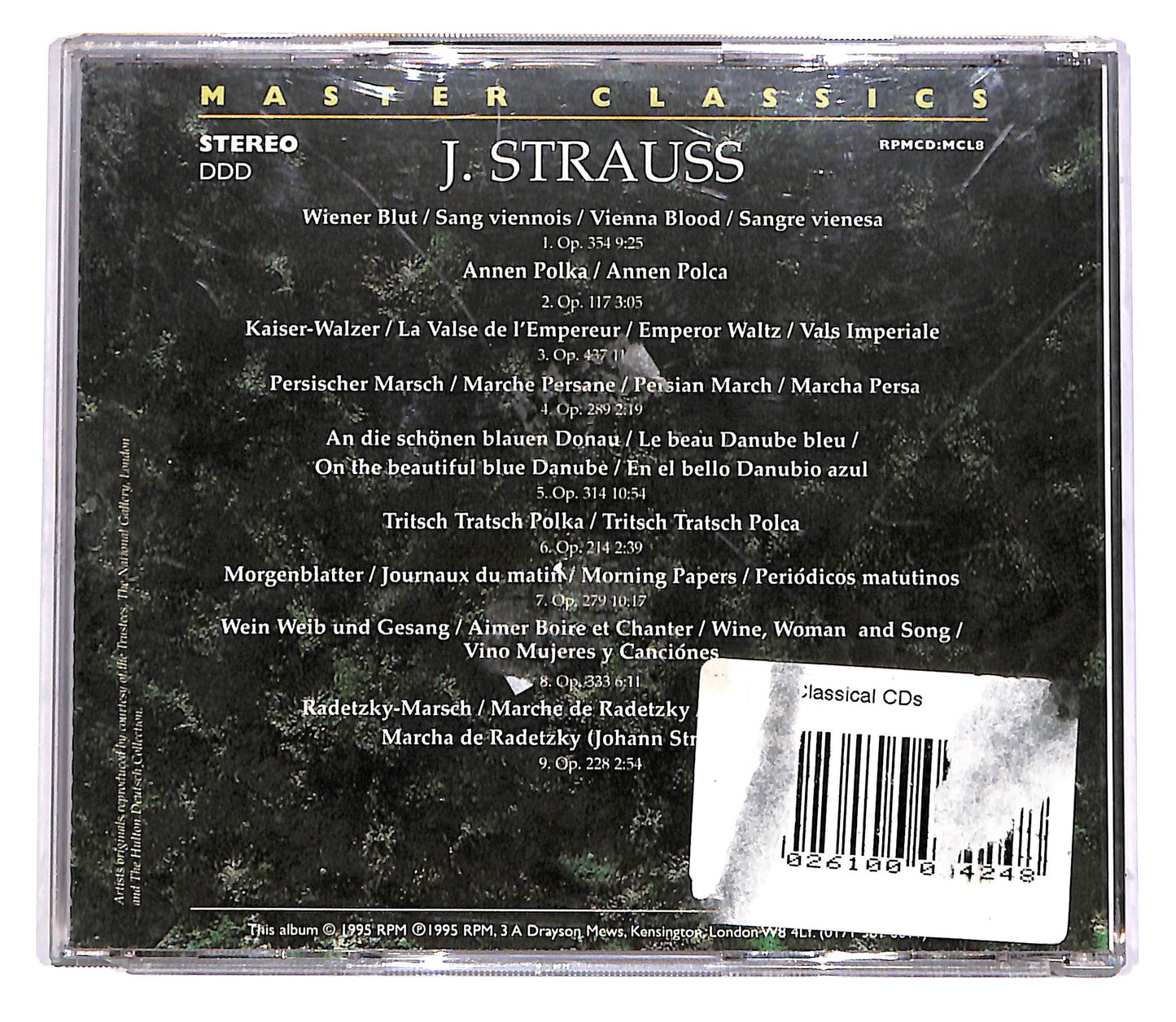 EBOND Master Classics J-Strauss EDITORIALE CD CD046910