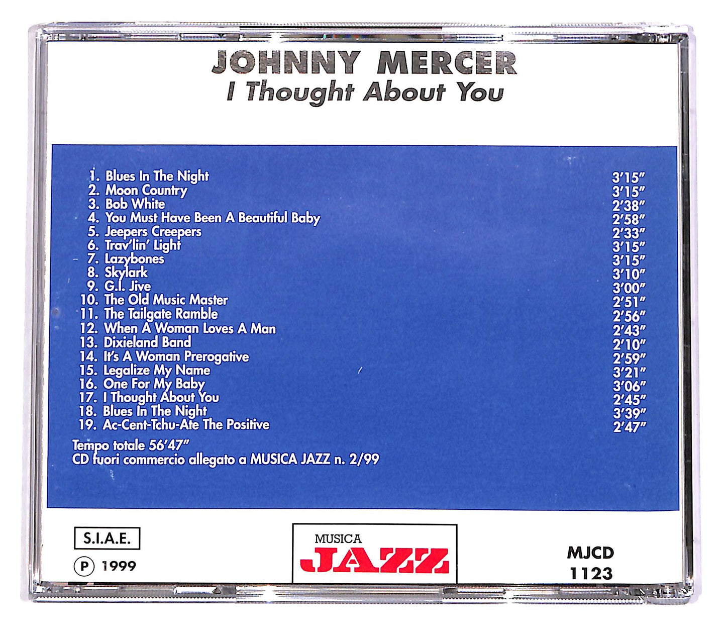 EBOND Johnny Mercer - I Thought About You EDITORIALE CD CD046915