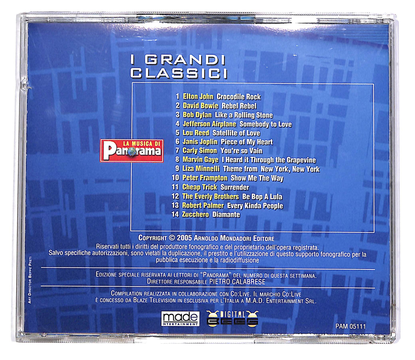 EBOND Various - Live! Collection - Pop I Grandi Classici 1 EDITORIA CD CD047018