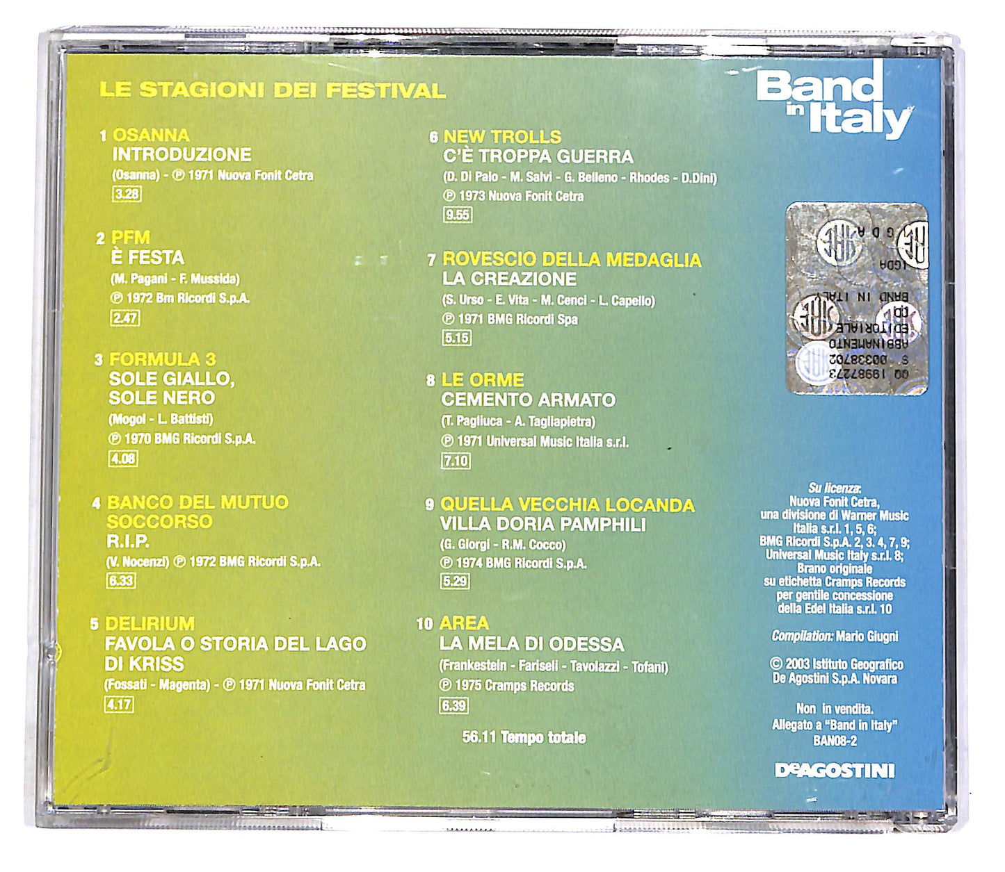 EBOND Various - Le Stagioni Dei Festival EDITORIALE CD CD047043