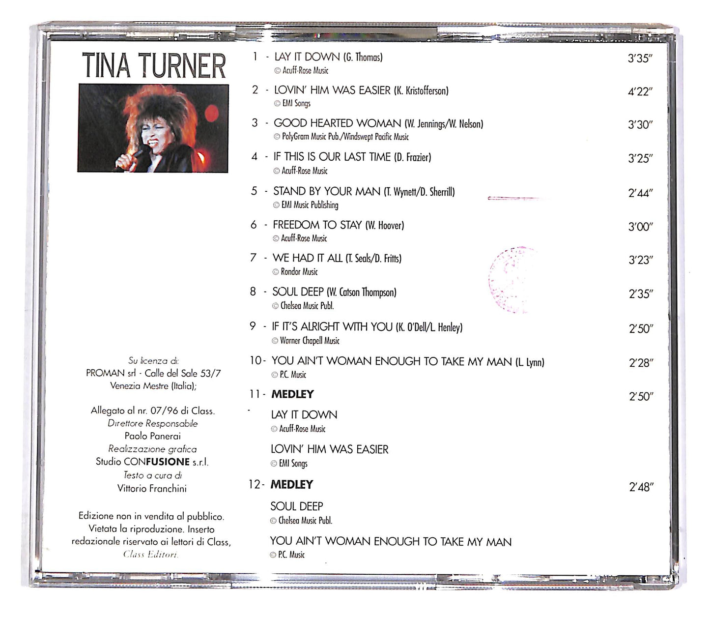 EBOND Tina Turner - Tina Turner EDITORIALE CD CD047058