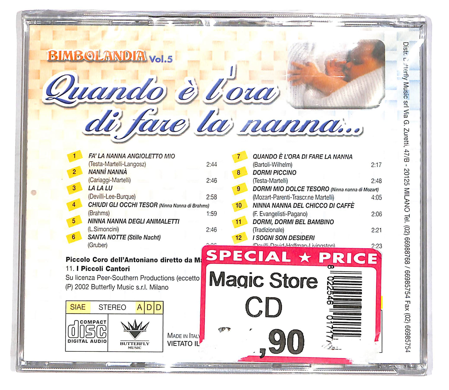 EBOND Quando e ora di fare la nanna... - Bimbolandia Vol. 5 CD CD047145
