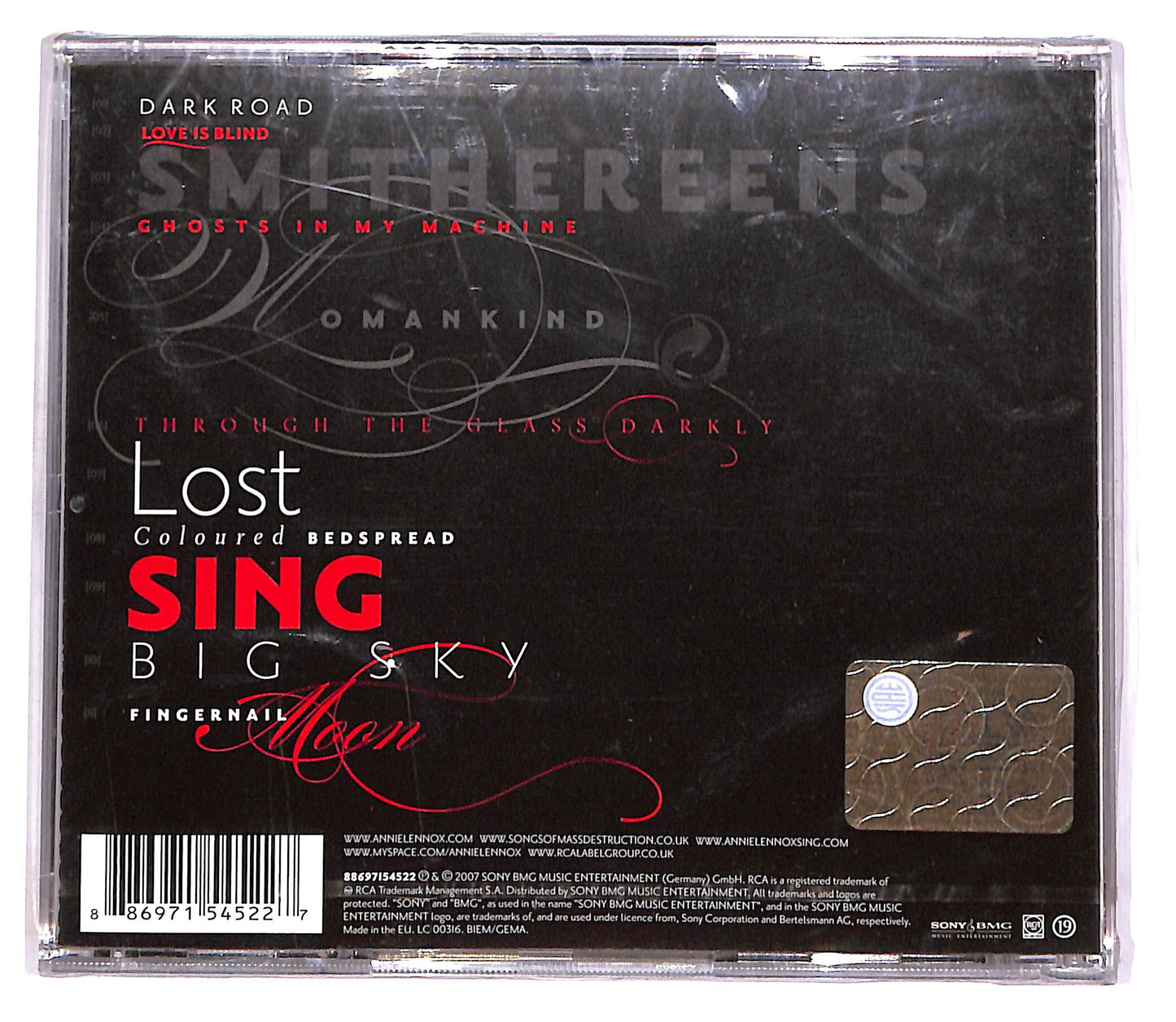 EBOND Annie Lennox - Songs Of Mass Destruction CD CD047339