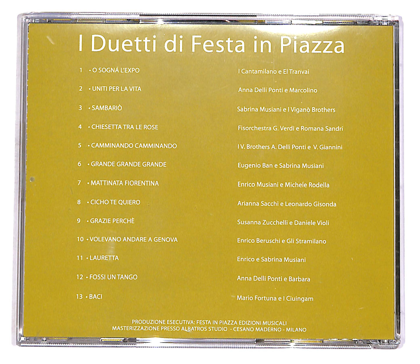 EBOND Various - I Duetti Di Festa In Piazza EDITORIALE CD CD047406