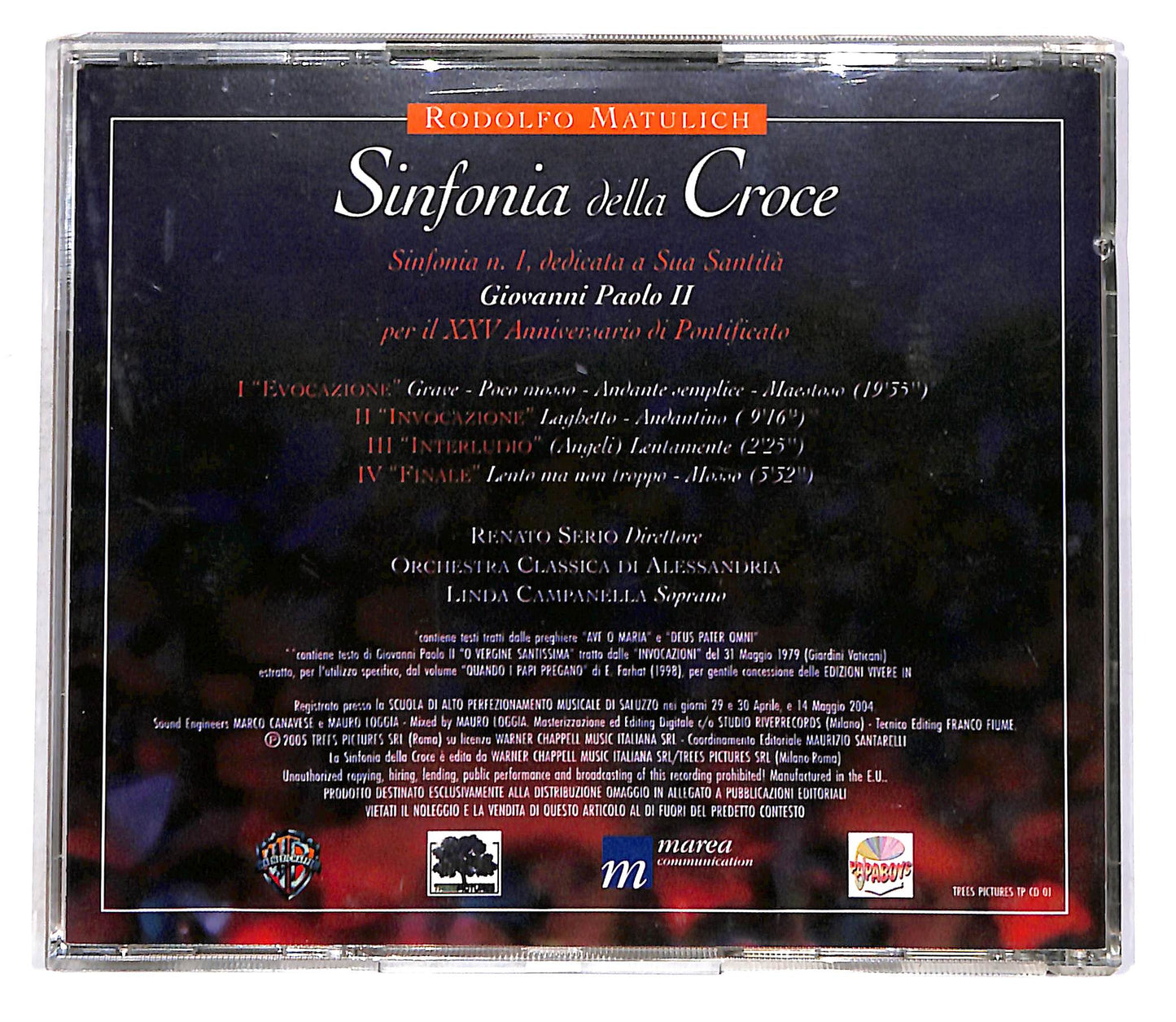 EBOND Rodolfo Matulich - Sinfonia Della Croce EDITORIALE CD CD047414