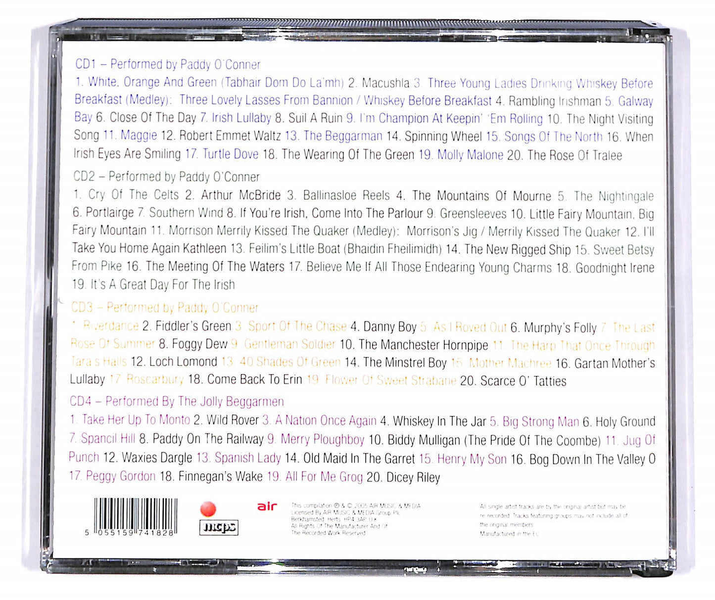 EBOND Various - The Irish Music Album (4 dischi) CD CD047550