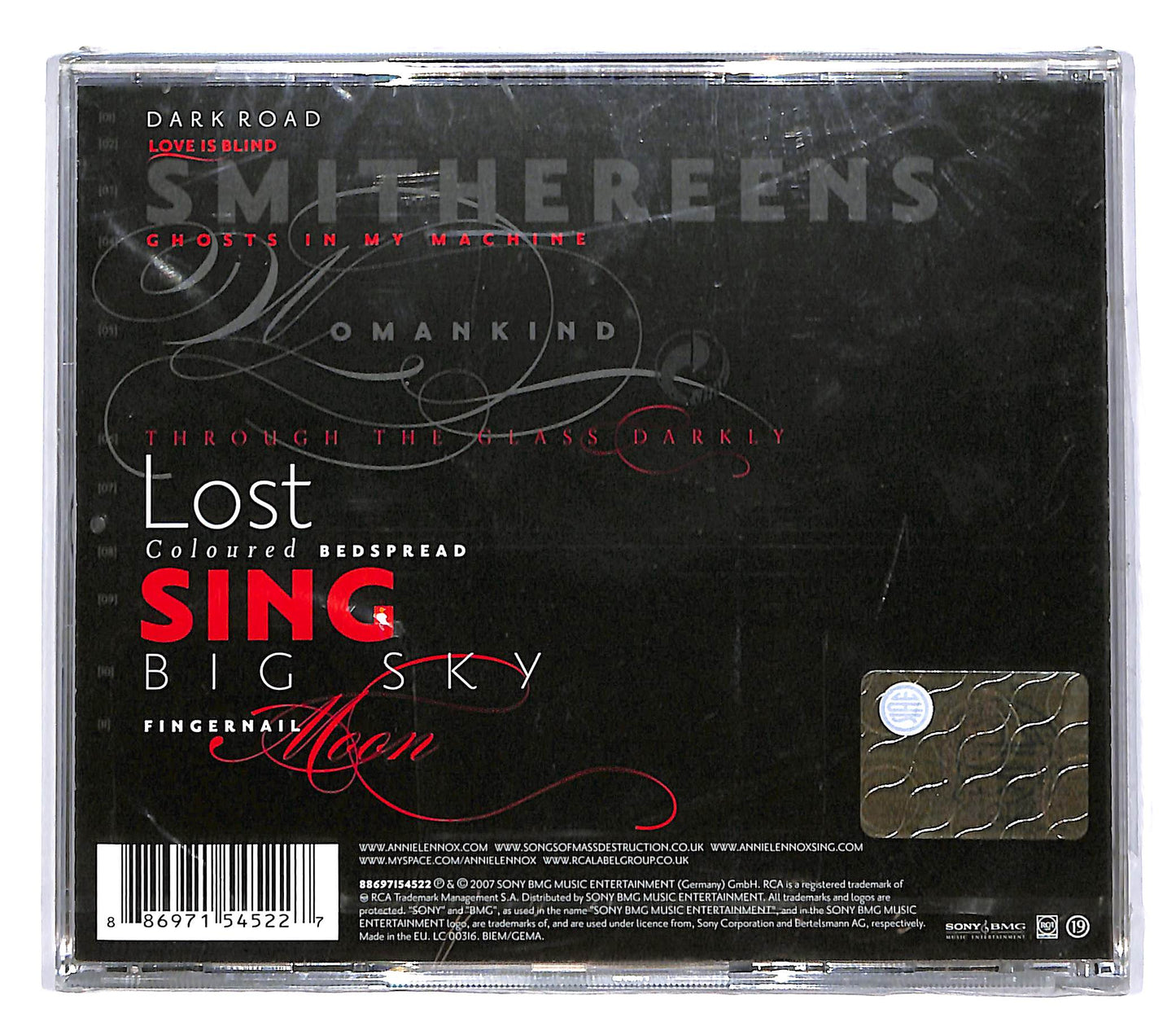 EBOND Annie Lennox - Songs Of Mass Destruction CD CD048052