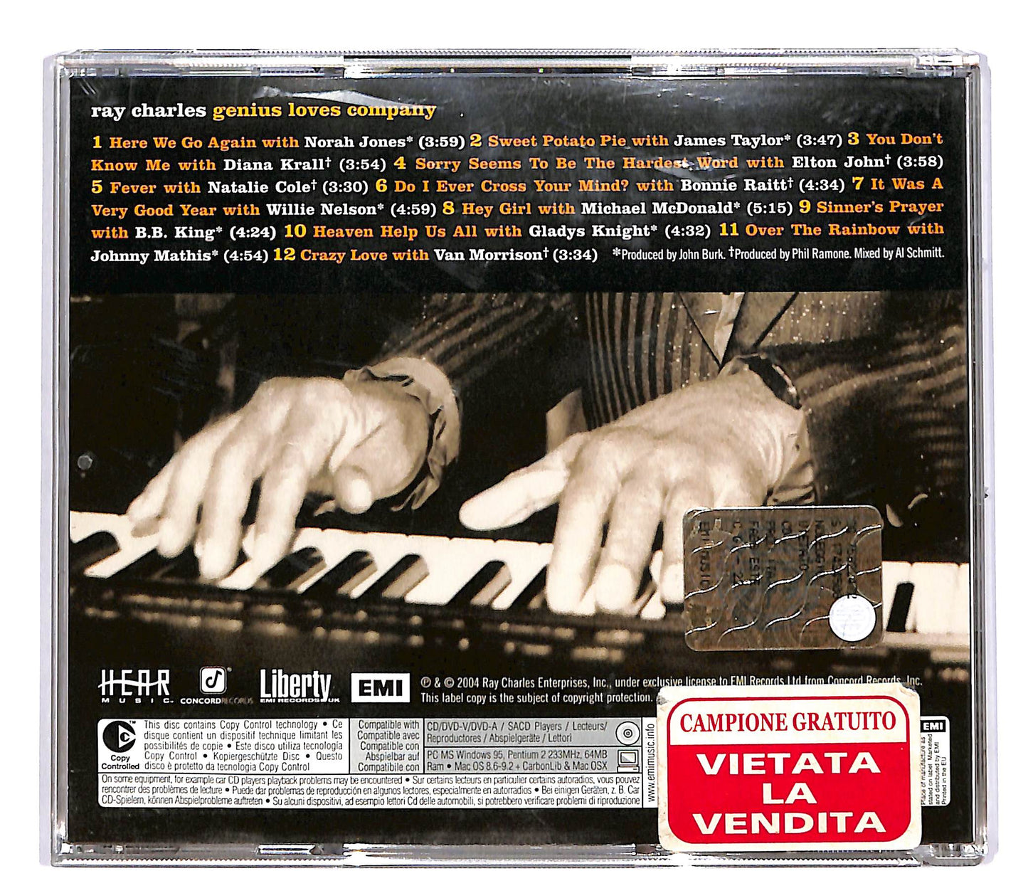 EBOND Ray Charles - Genius Loves Company CD CD048123