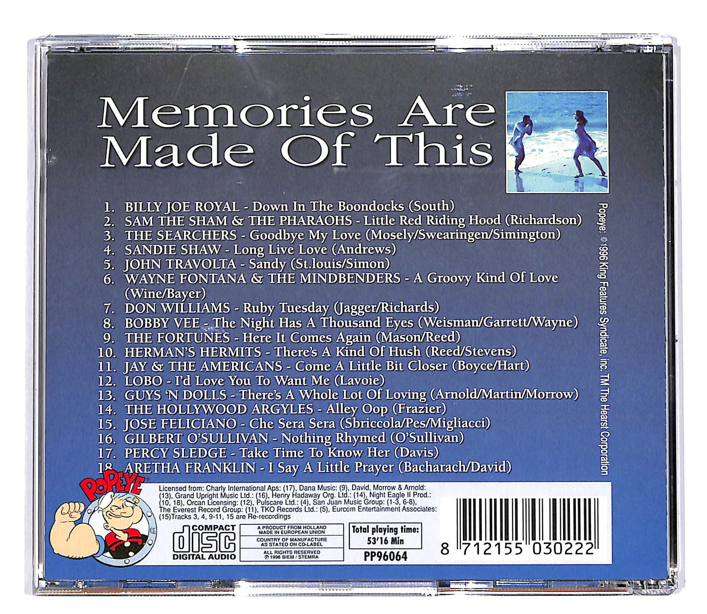 EBOND Various - Memories Are Made Of This CD CD048205