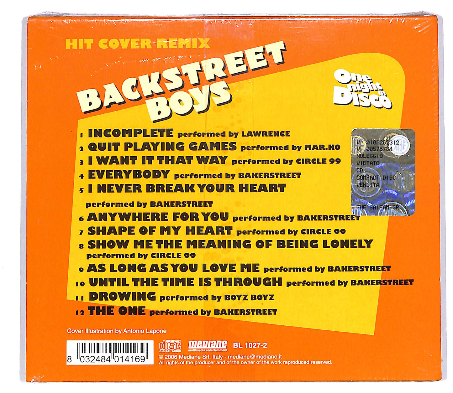 EBOND Various - One Night In Disco - Backstreet Boys CD CD048250