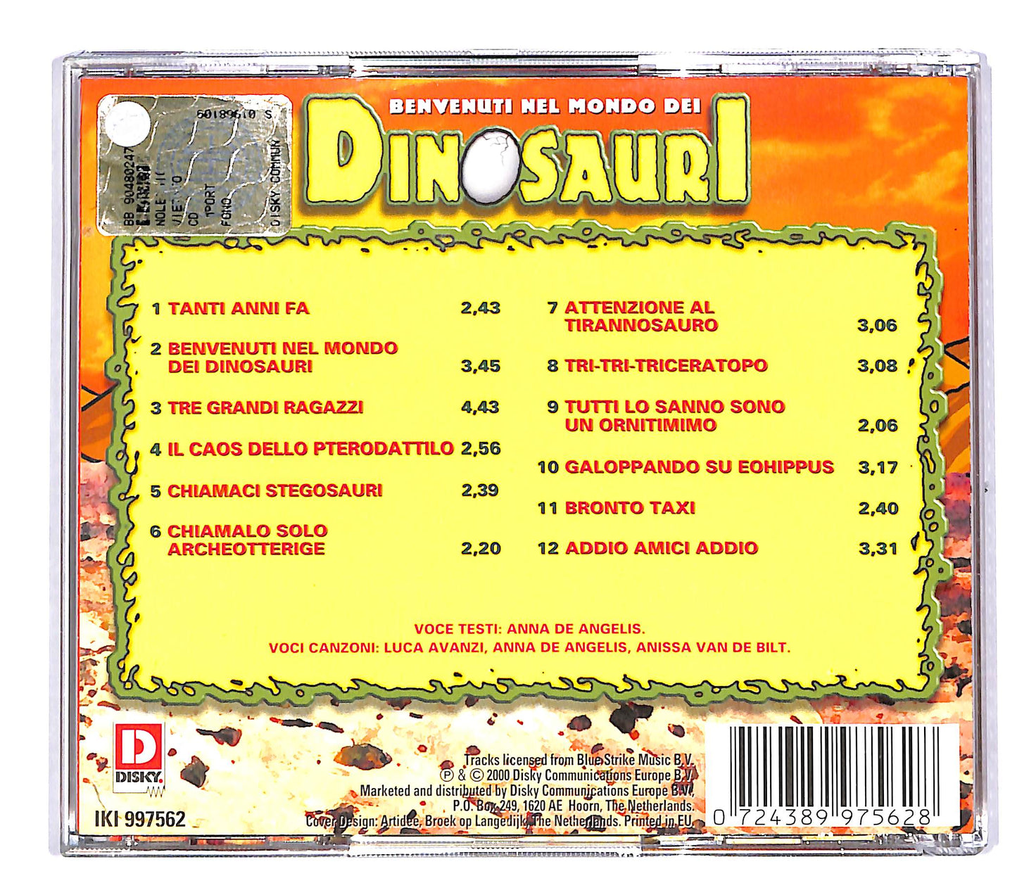 EBOND Various - Benvenuti nel mondo dei dinosauri CD CD048309