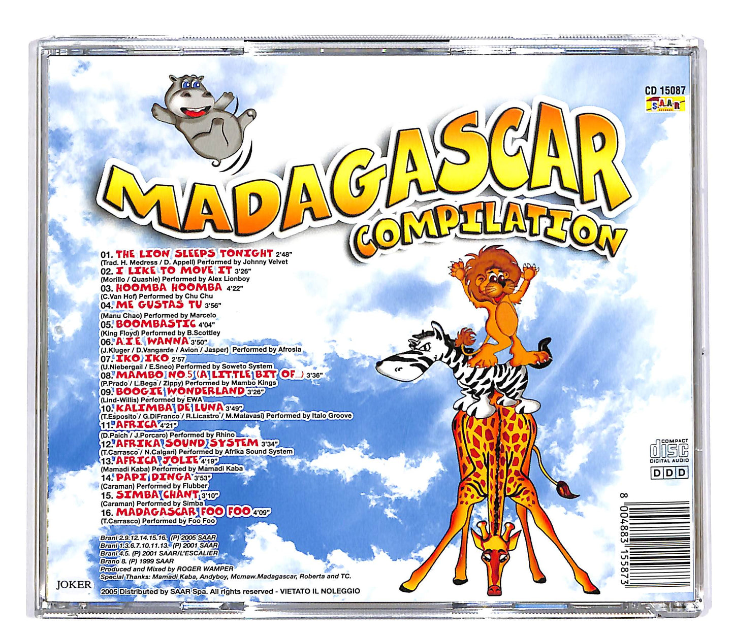 EBOND Various - Madagascar Compilation CD CD048362