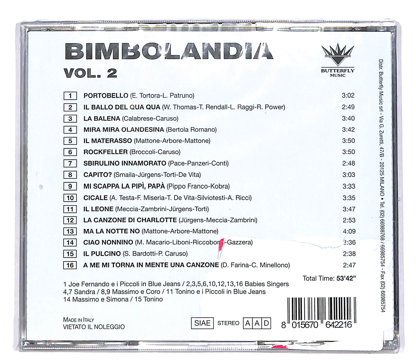 EBOND Various - Bimbolandia Vol.2 CD CD048411