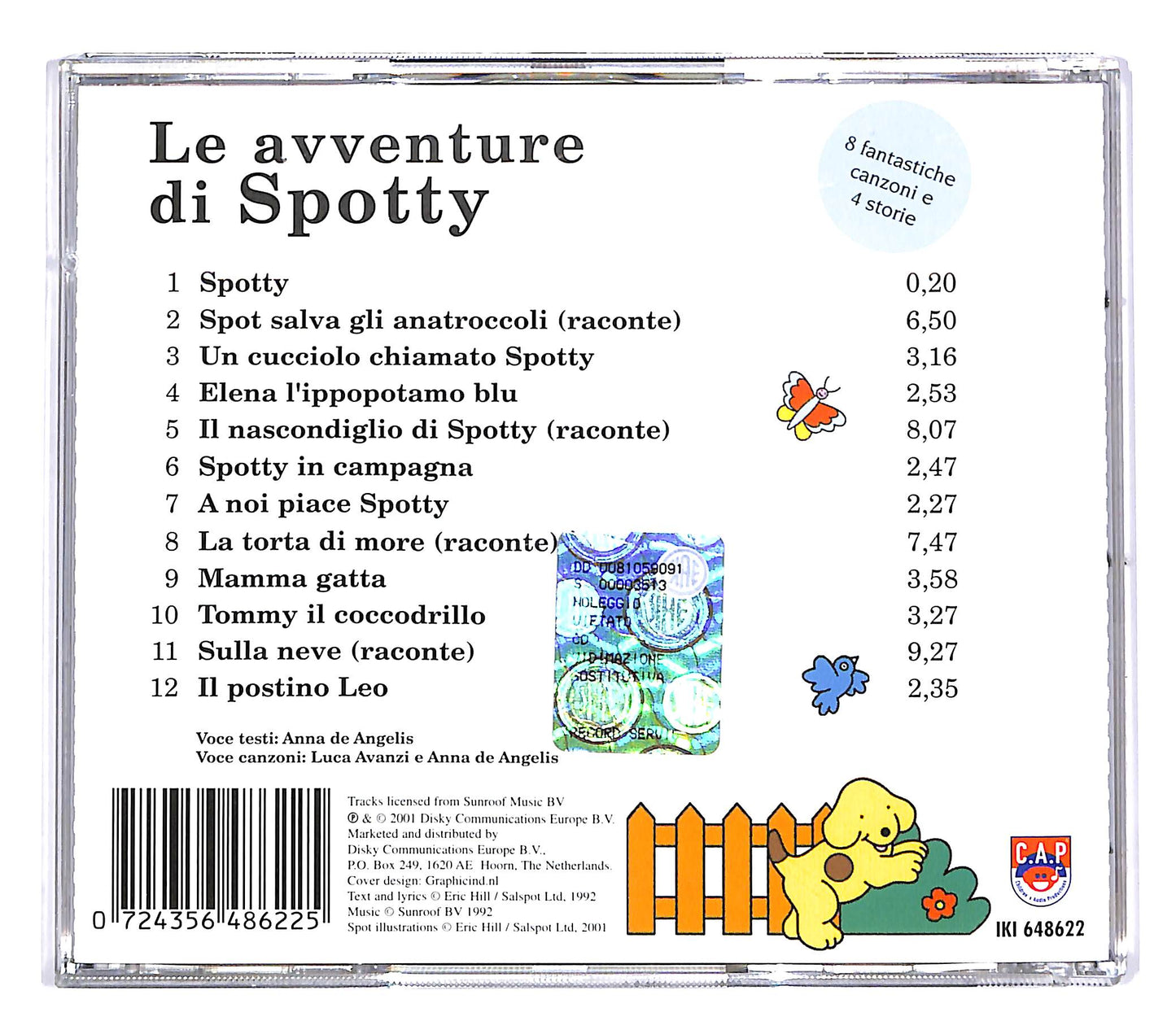 EBOND Eric Hill - Le Avventure di Spotty CD CD048425