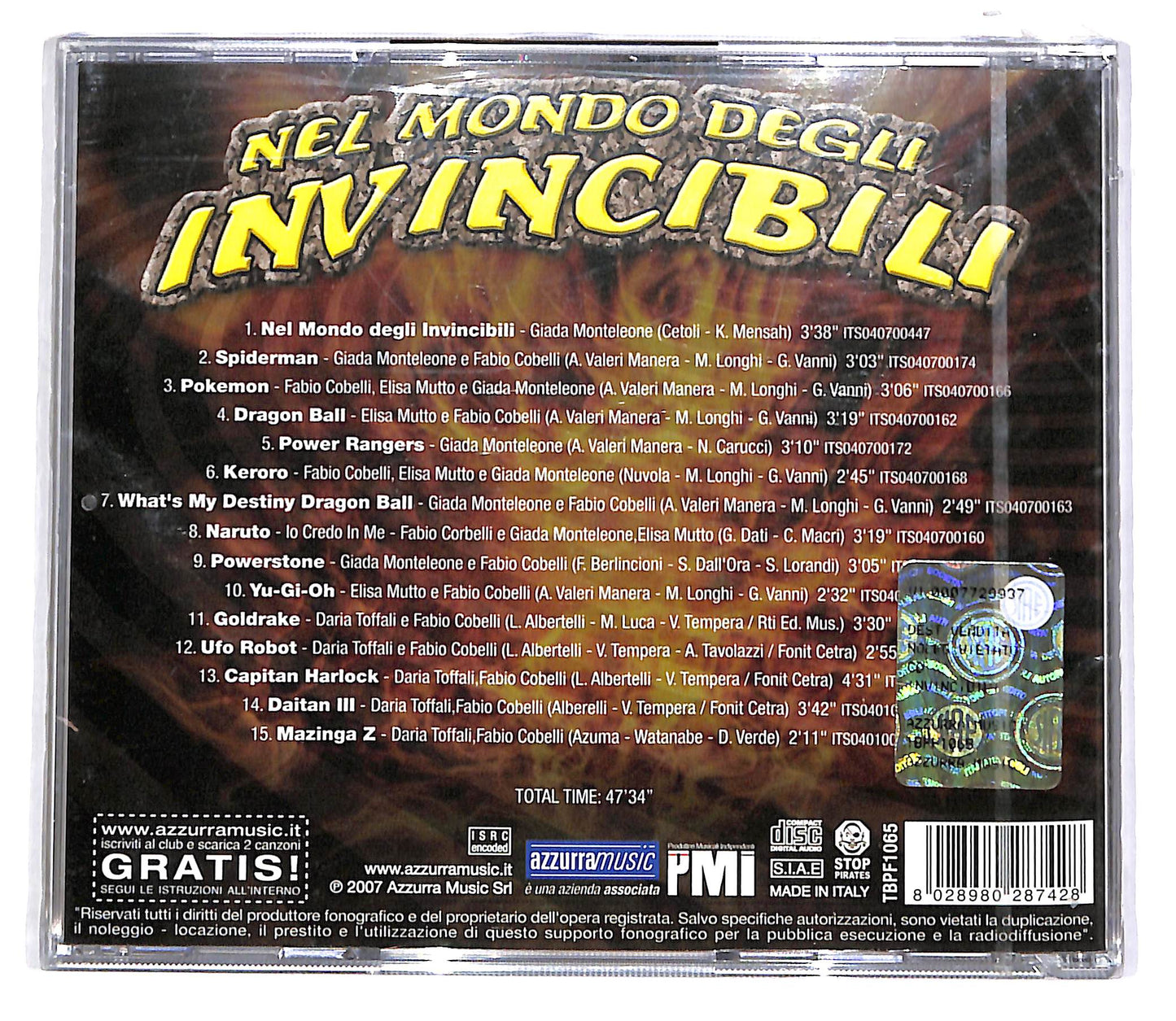 EBOND Nel Mondo degli Invincibili CD CD048506