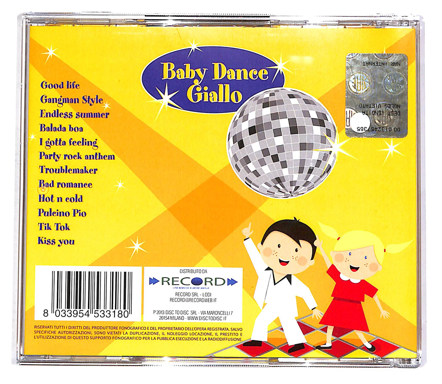 EBOND Baby Dance Giallo CD CD048528