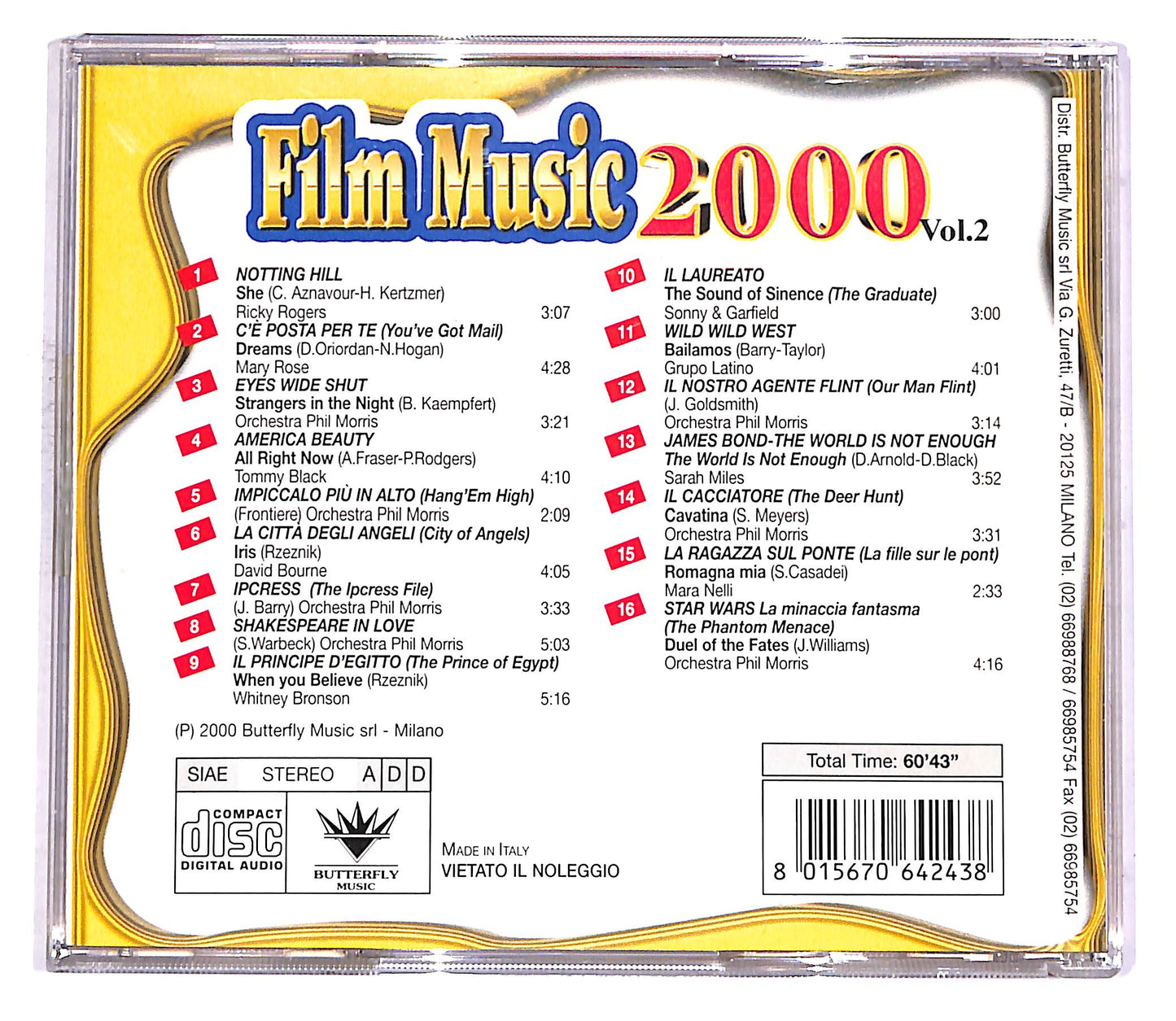 EBOND Various - Film Music 2000 Vol. 2 CD CD048612