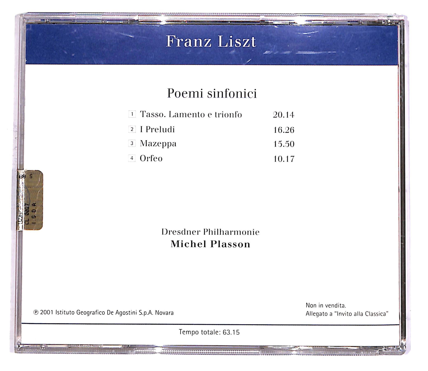 EBOND Liszt - Poemi Sinfonici EDITORIALE CD CD048614