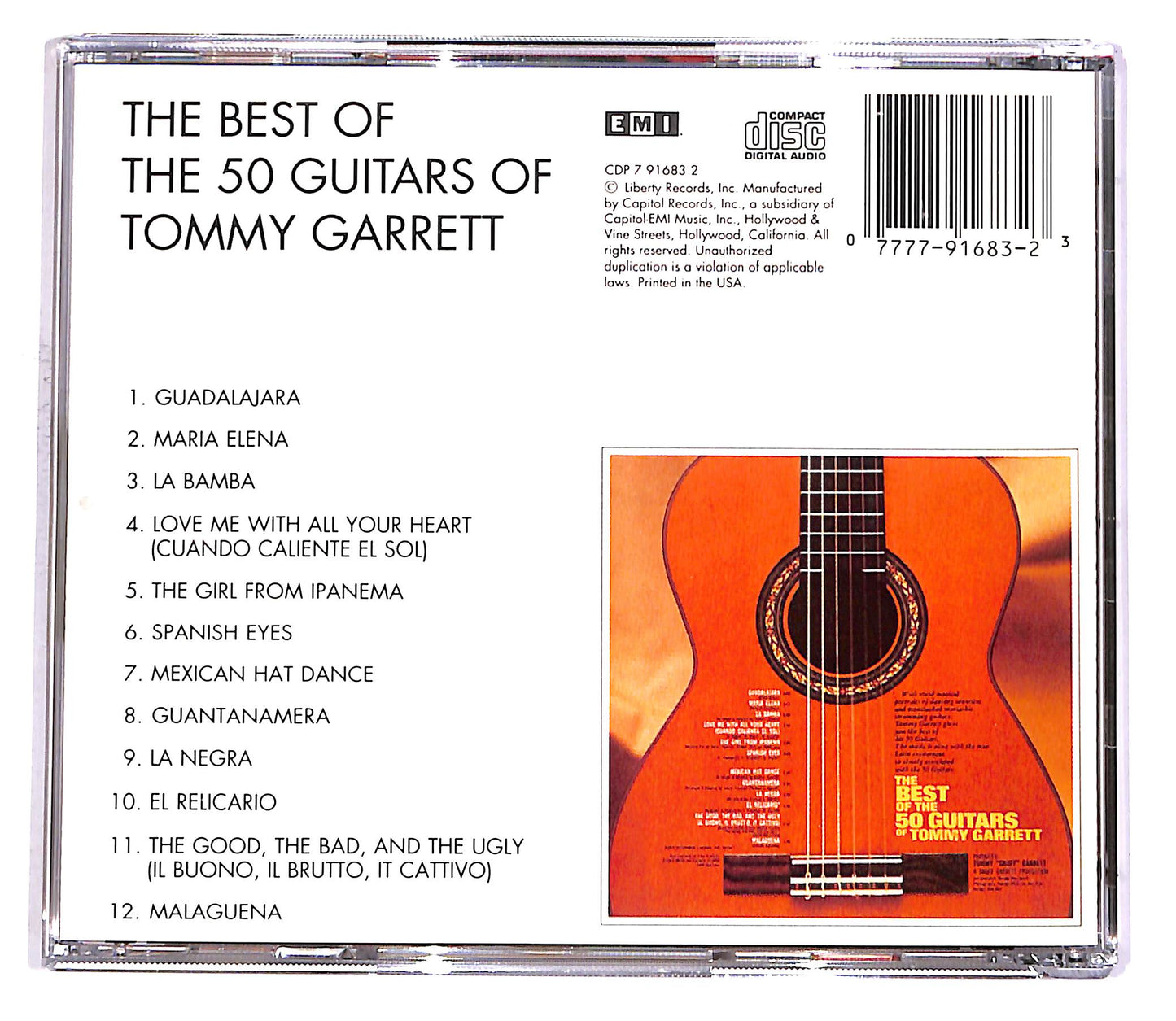 EBOND The 50 Guitars Of Tommy Garrett - The Best Of CD CD048618