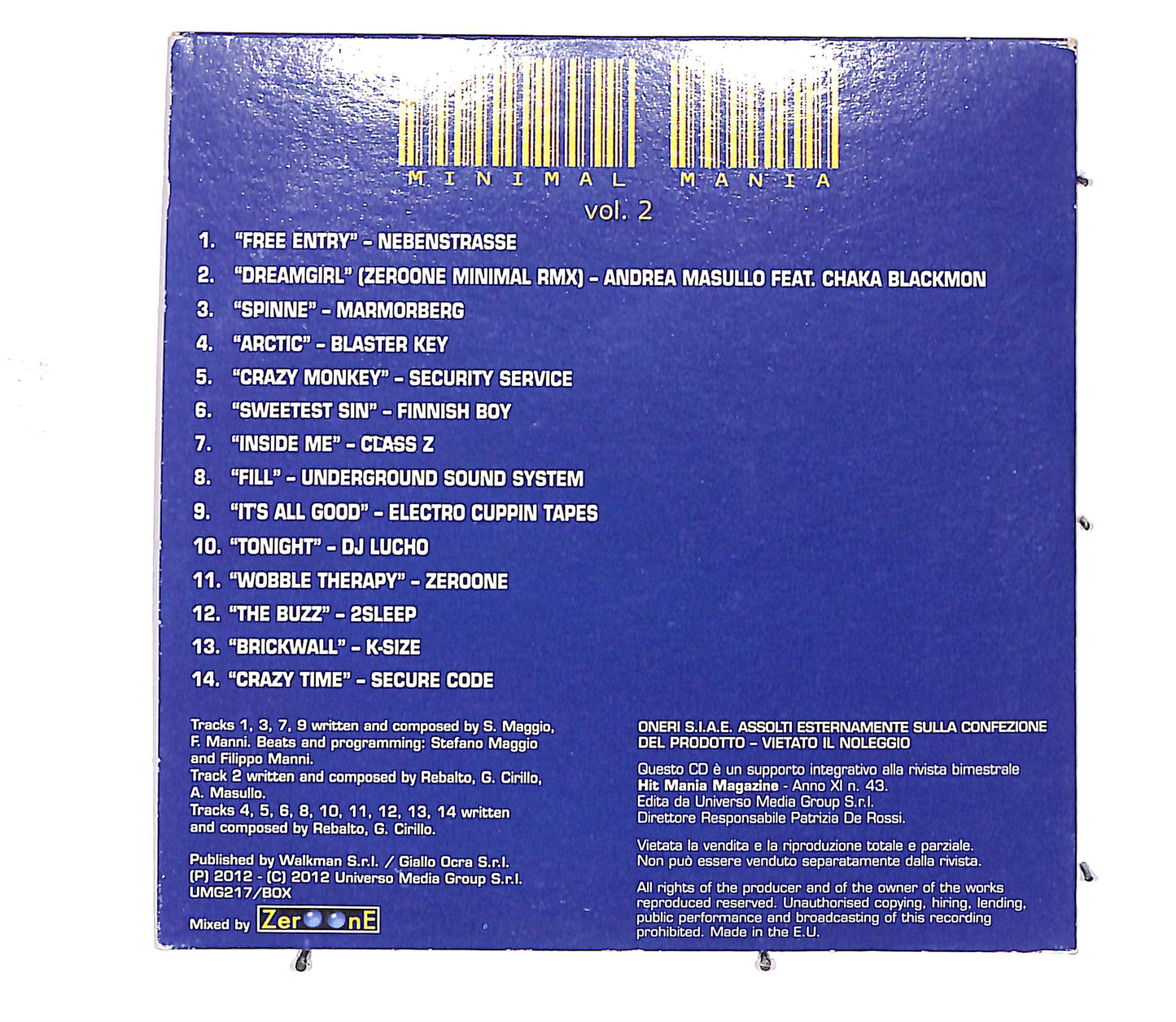 EBOND Various - Minimal Mania - Svedish Flavour Vol. 2 CD CD048648