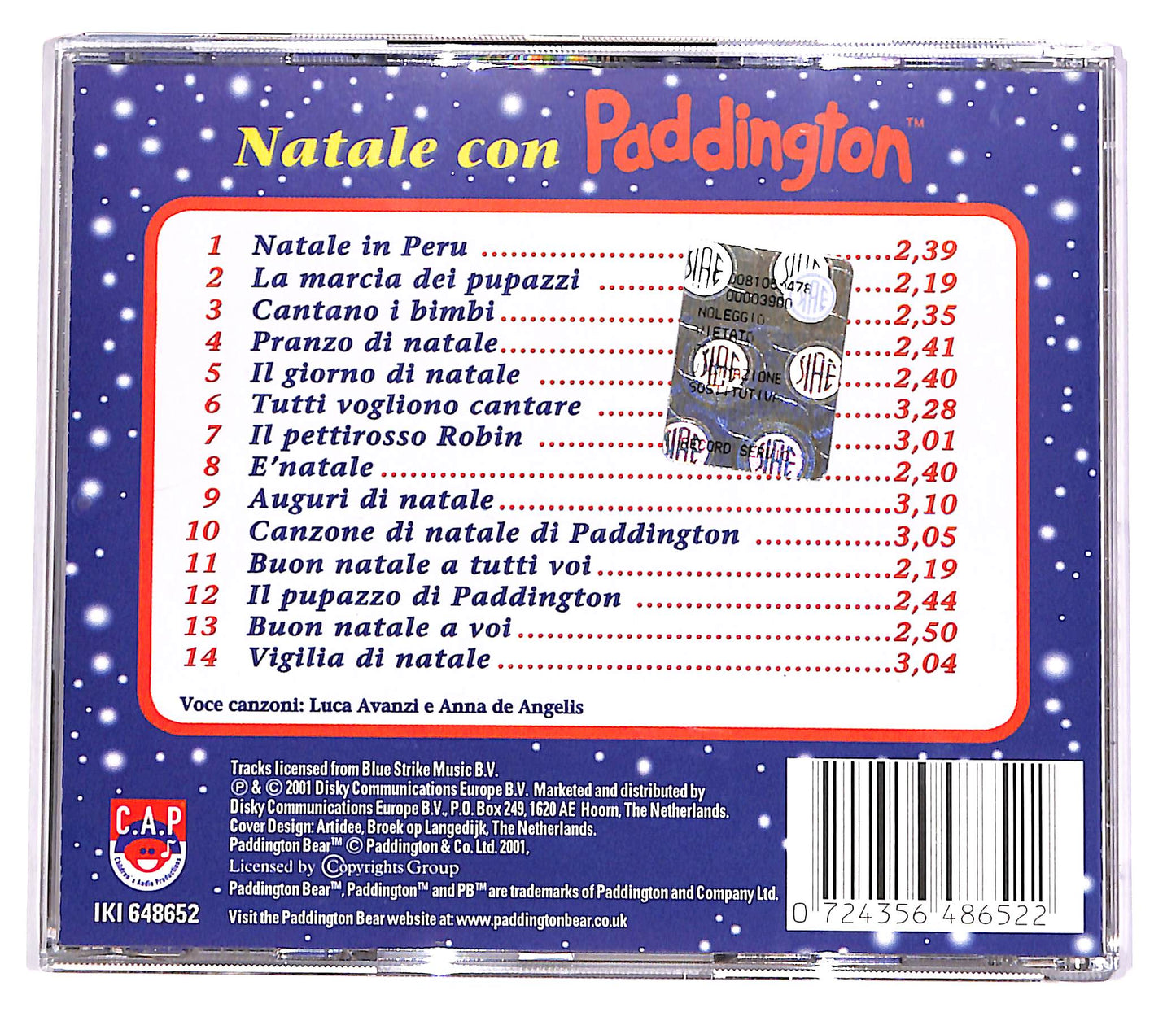 EBOND Various - Natale con Paddington CD CD048704