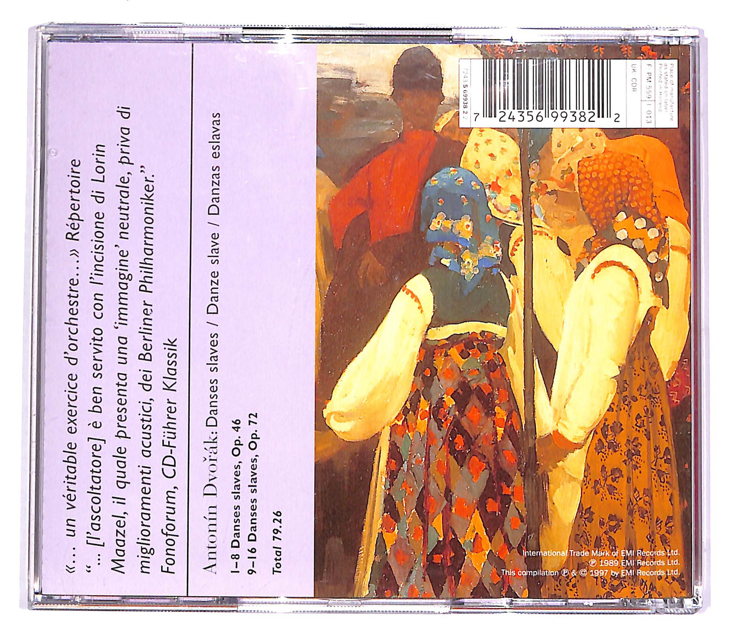 EBOND Dvorak - Danses Slaves CD CD048740