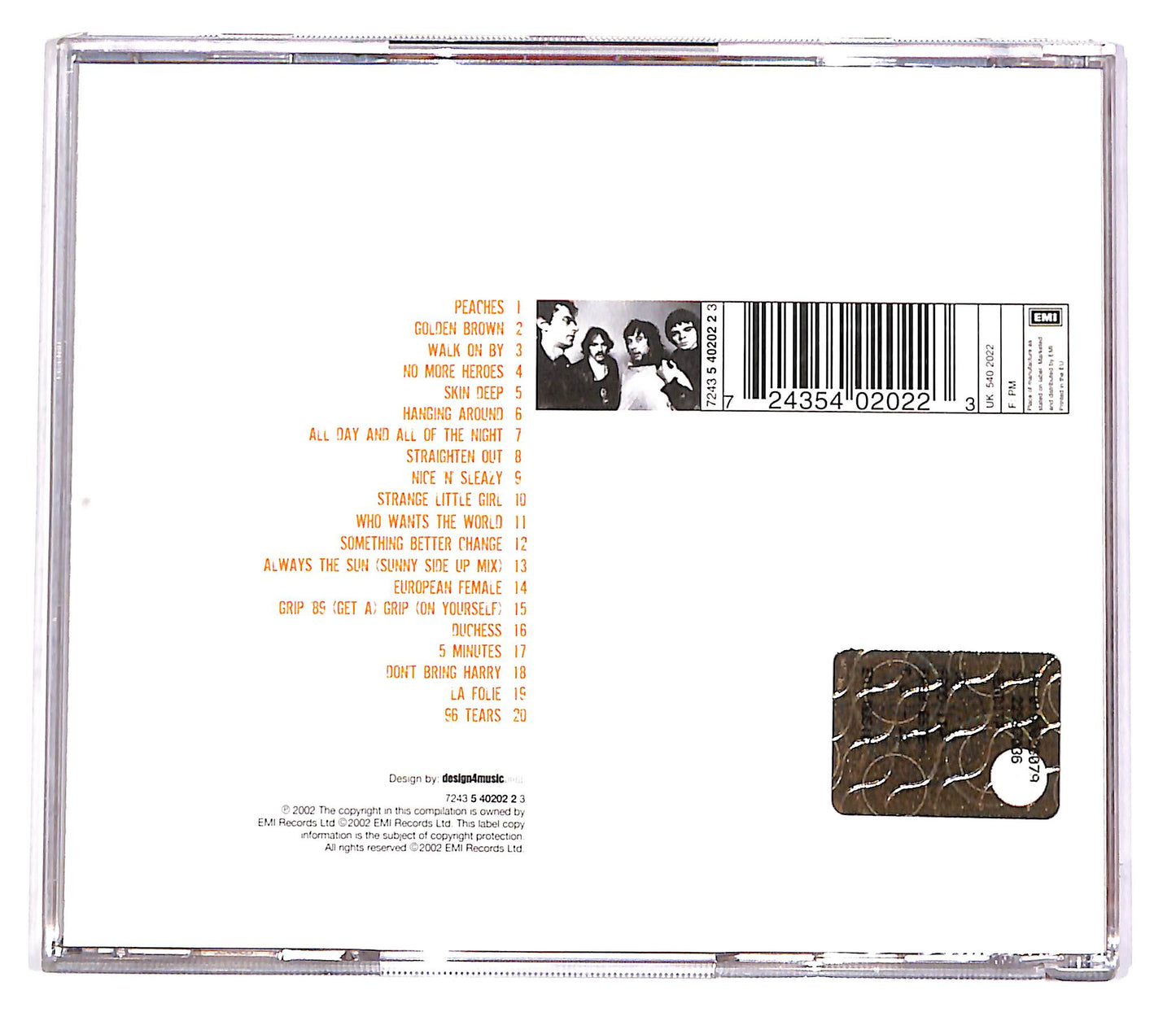 EBOND The Stranglers - Peaches (The Very Best Of) CD CD048922