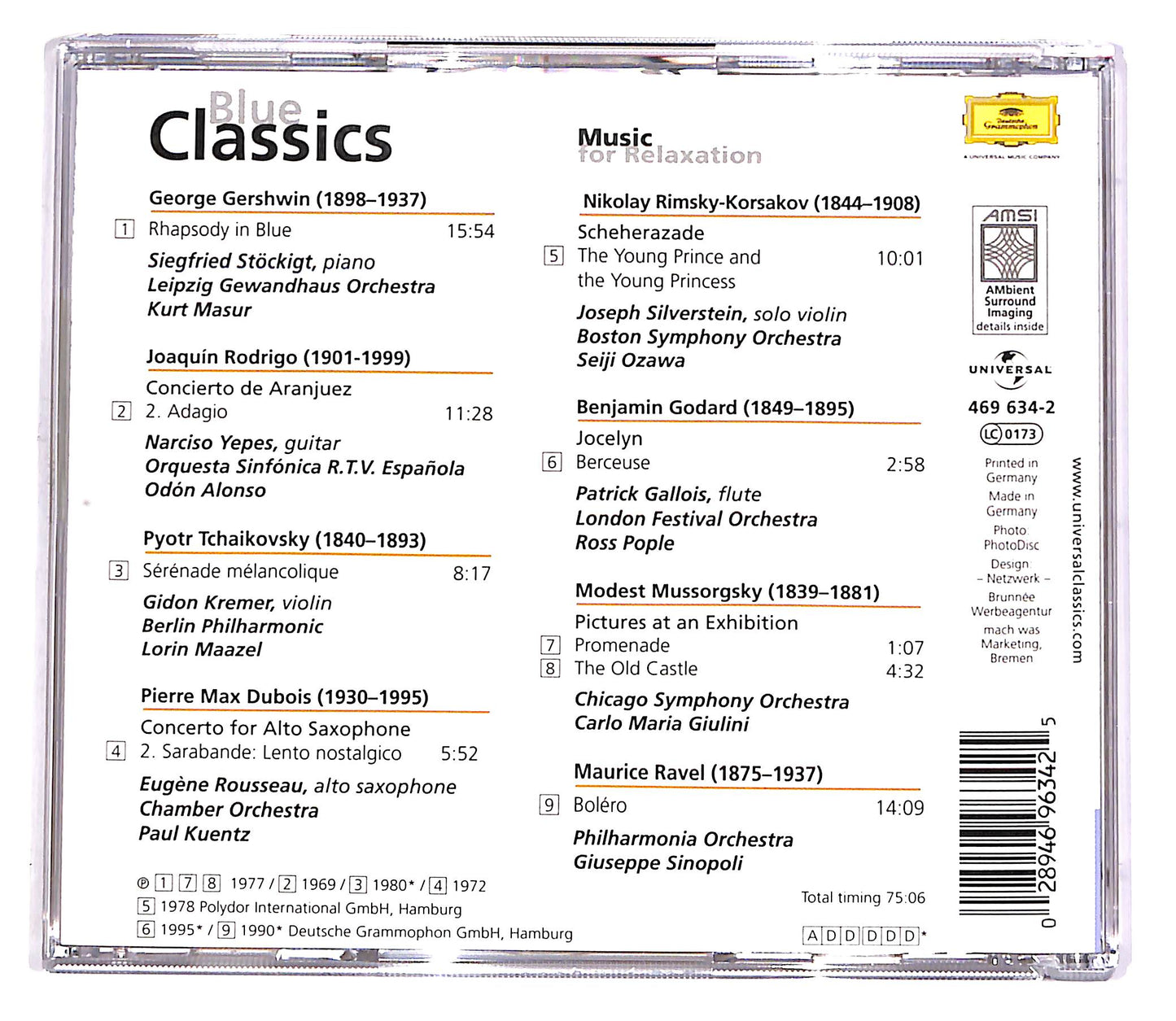EBOND Various - Blue Classics CD CD049063