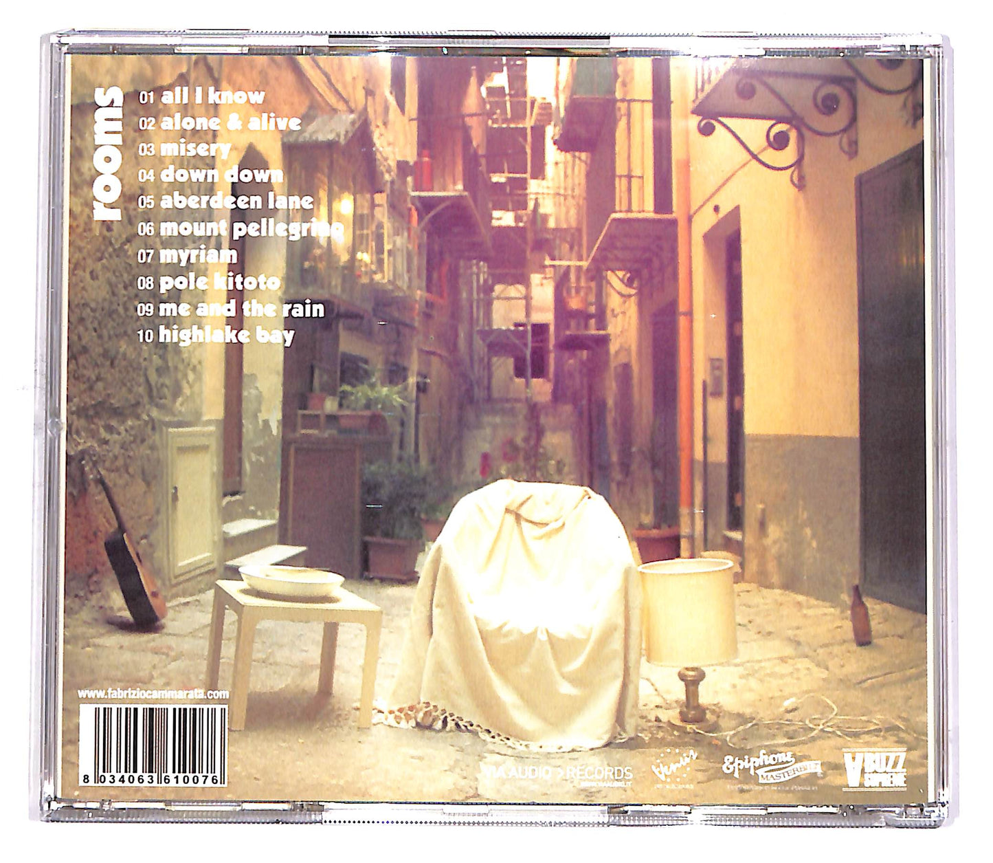 EBOND Fabrizio Cammarata & The Second Grace - Rooms CD CD049127