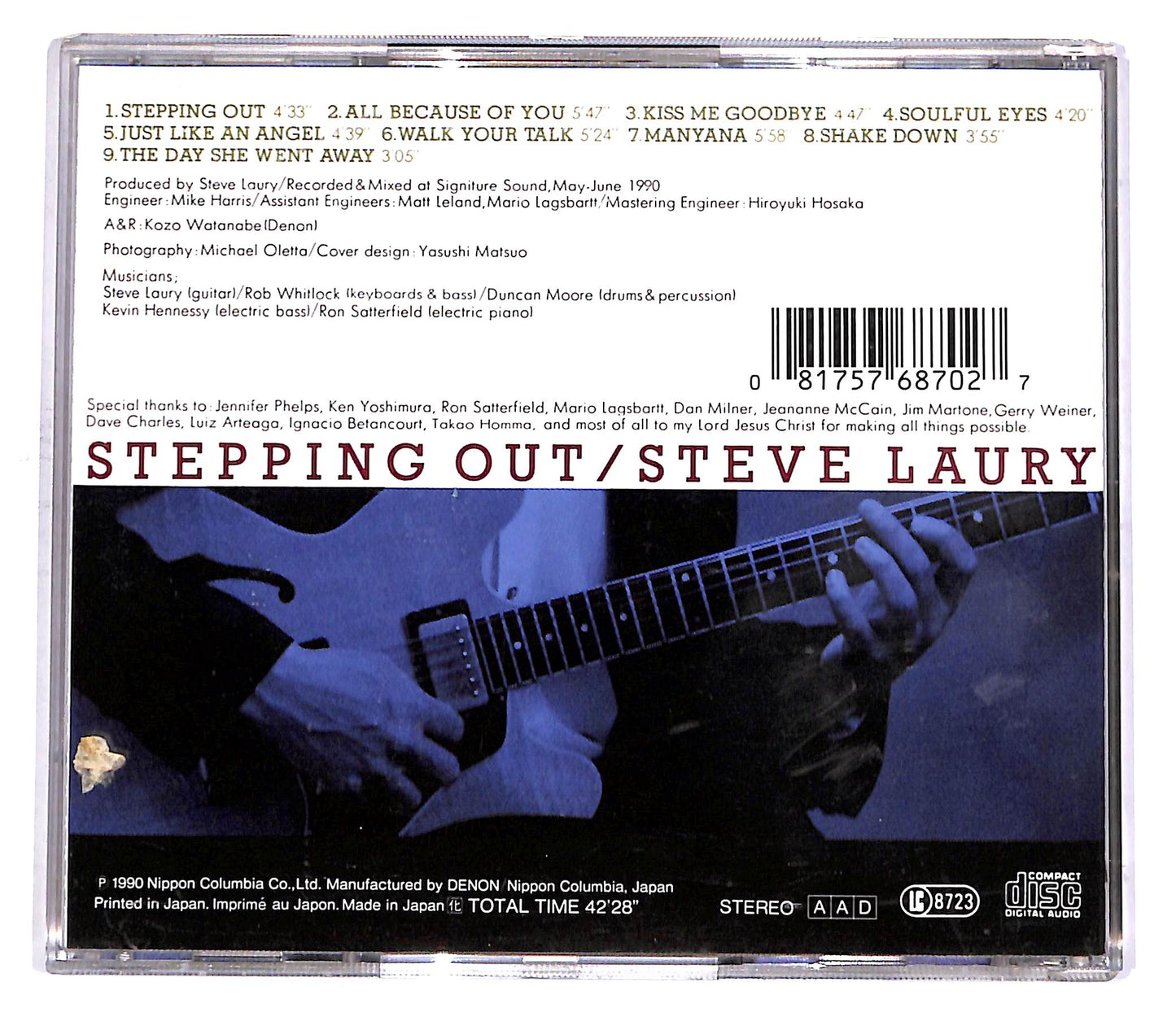 EBOND Steve Laury - Stepping Out CD CD049139