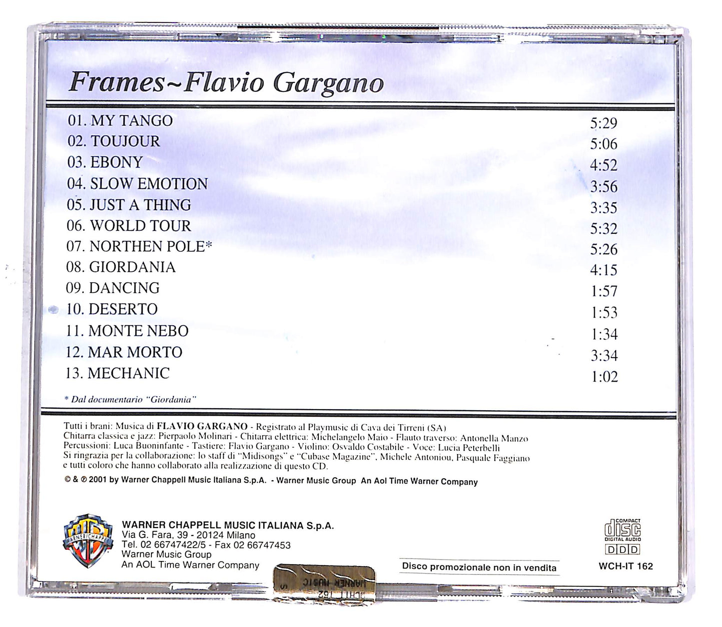 EBOND Frames - Flavio Gargano CD CD049230