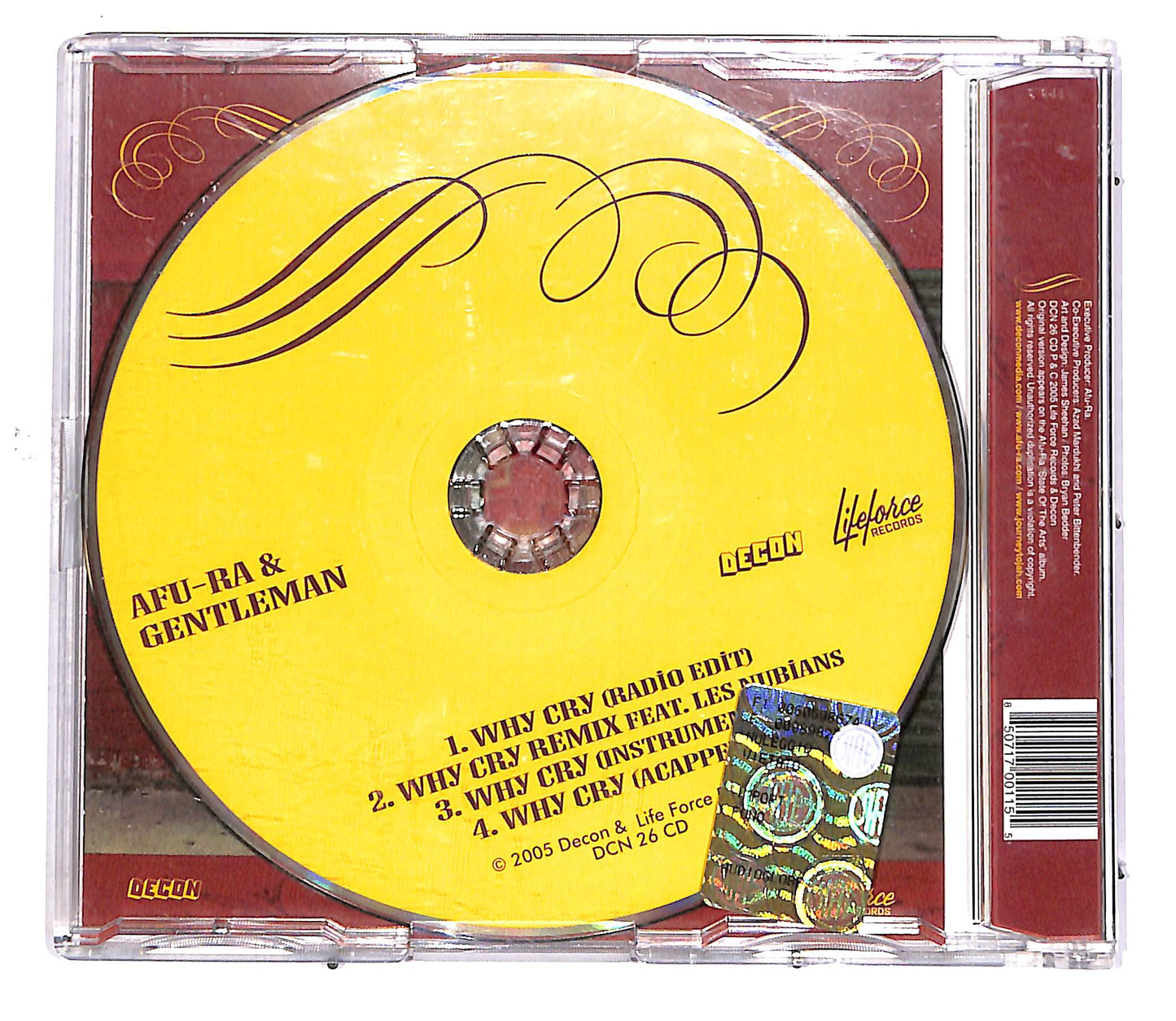 EBOND Afu-Ra & Gentleman - Why Cry CD CD049263