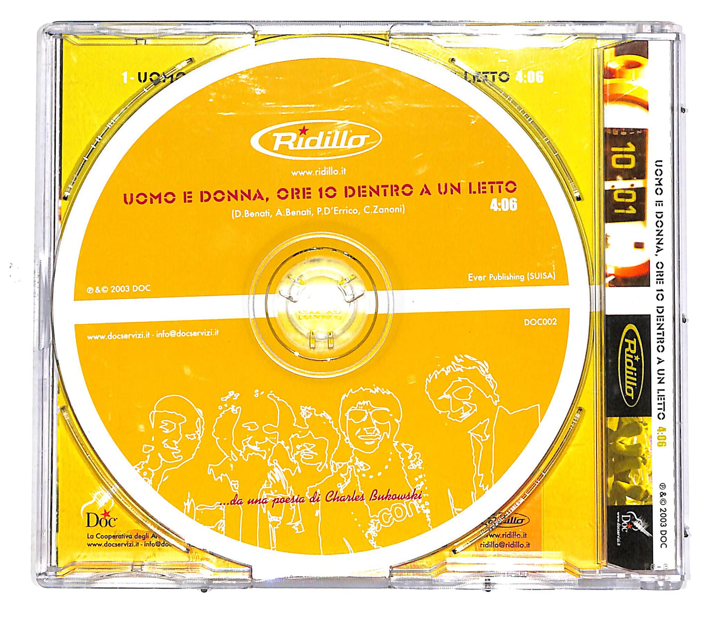 EBOND Ridillo - Uomo E Donna, Ore 10 Dentro A Un Letto EDITORIALE CD CD049324
