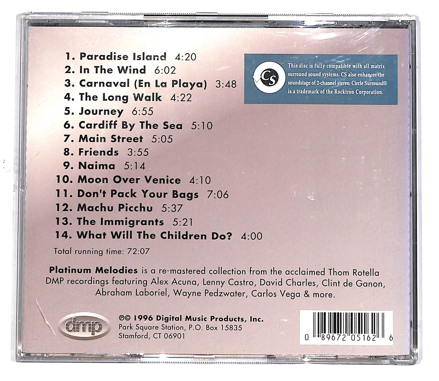 EBOND Thom Rotella - Platinum Melodies CD CD049449