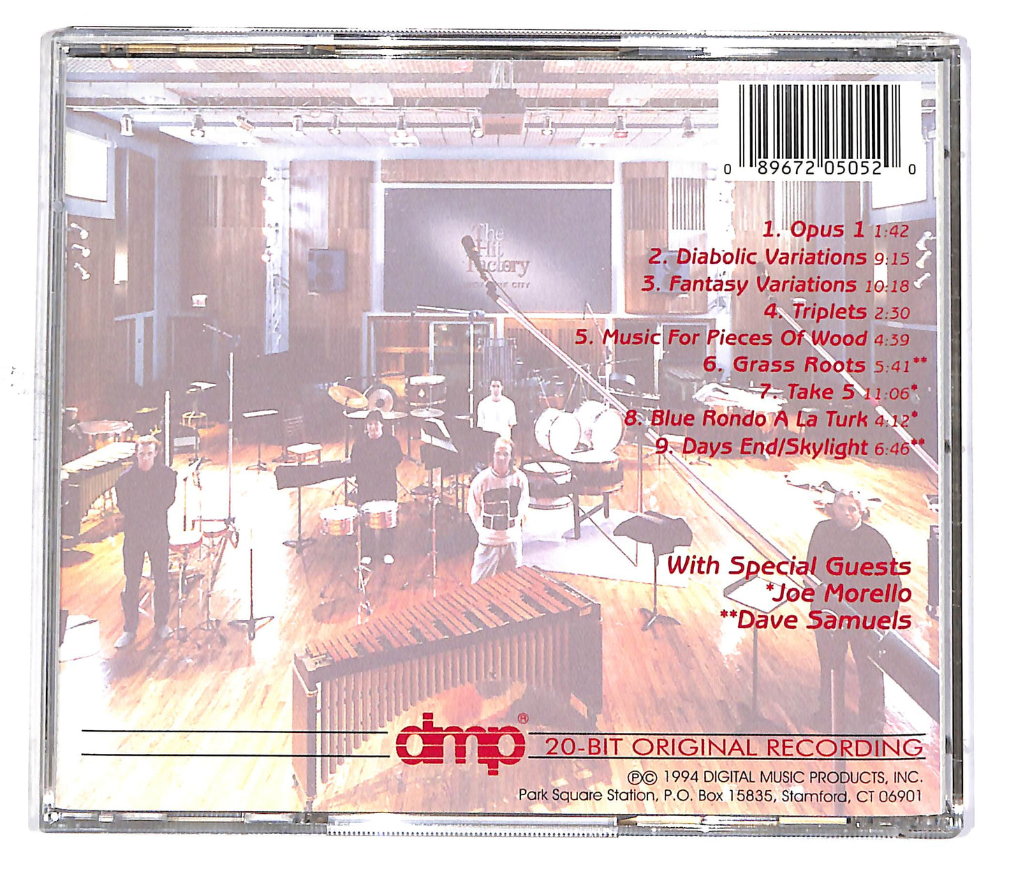 EBOND Robert Hohner Percussion Ensemble - The Gamut CD CD049454