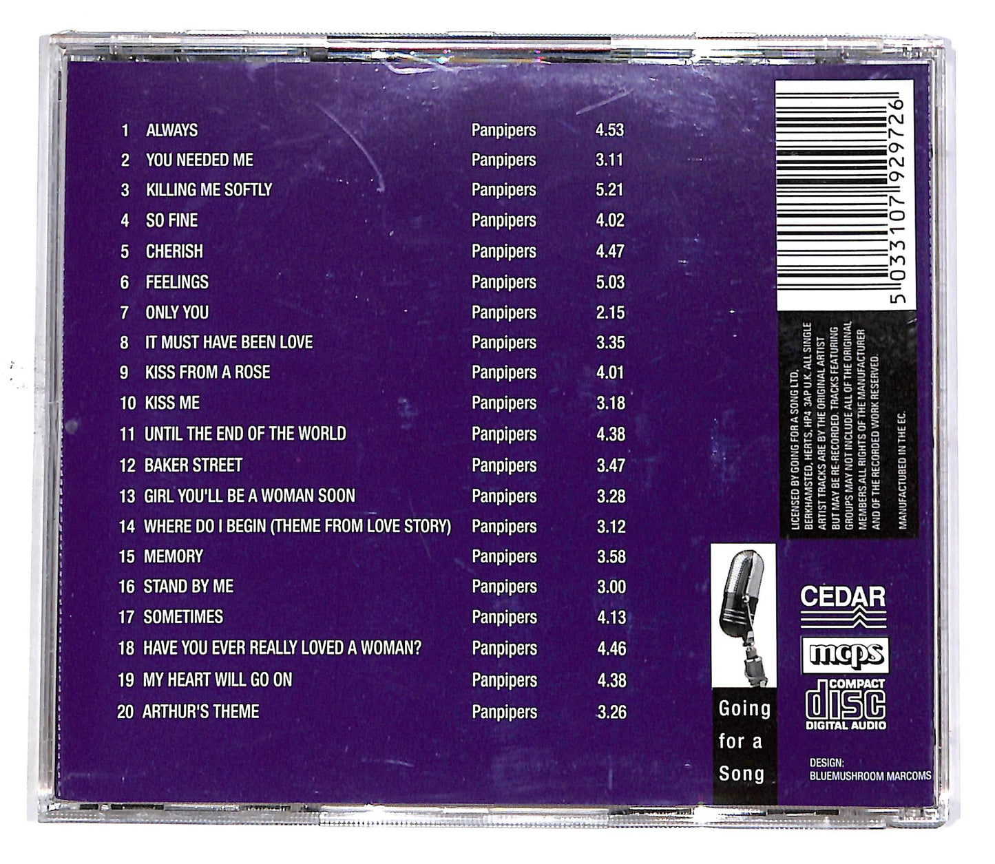 EBOND Panpipes - Inspirational Panpipes CD CD049532