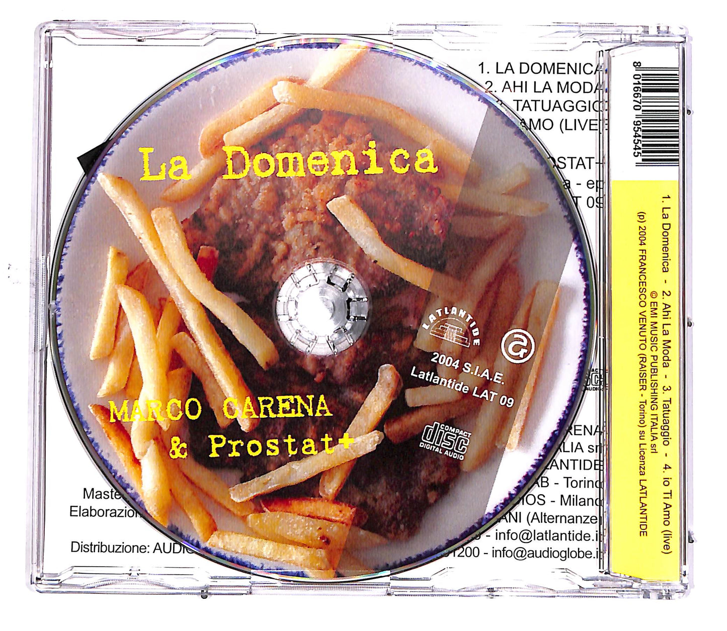 EBOND Marco Catena & Prostat + - La Domenica CD CD049543